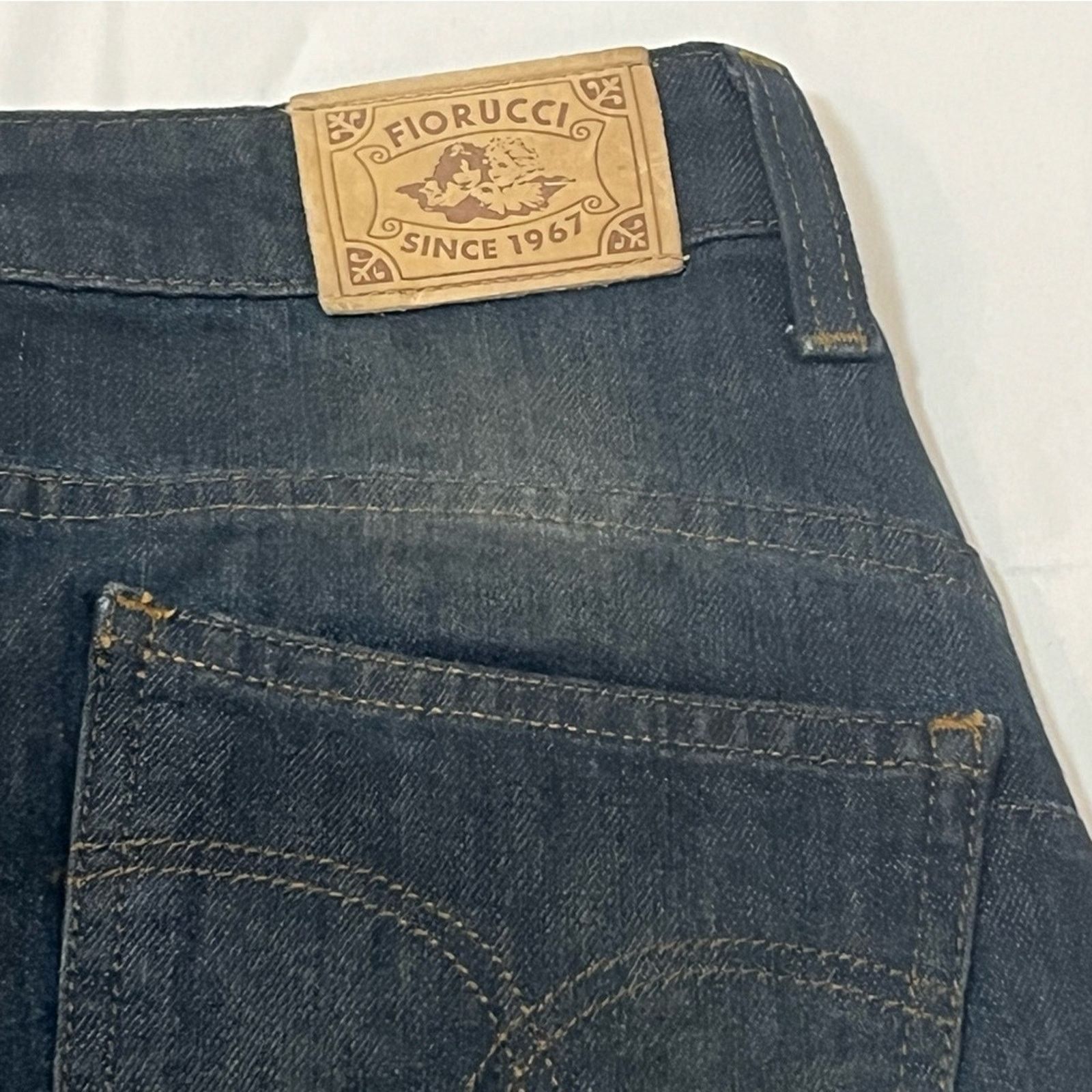 Fiorucci Fiorucci Dark Denim Mini Skirt Size 27" / US 4 / IT 40 - 6 Thumbnail