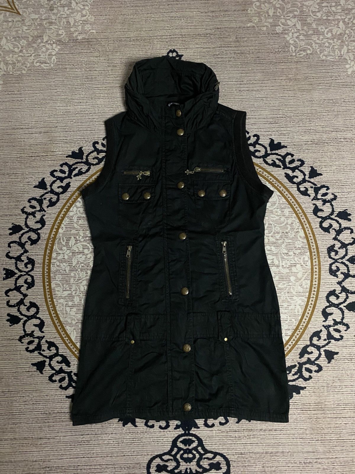 トップス rare KMRii Distressed Studded Vest KMRii Kmrii stud gillet vest | Grailed