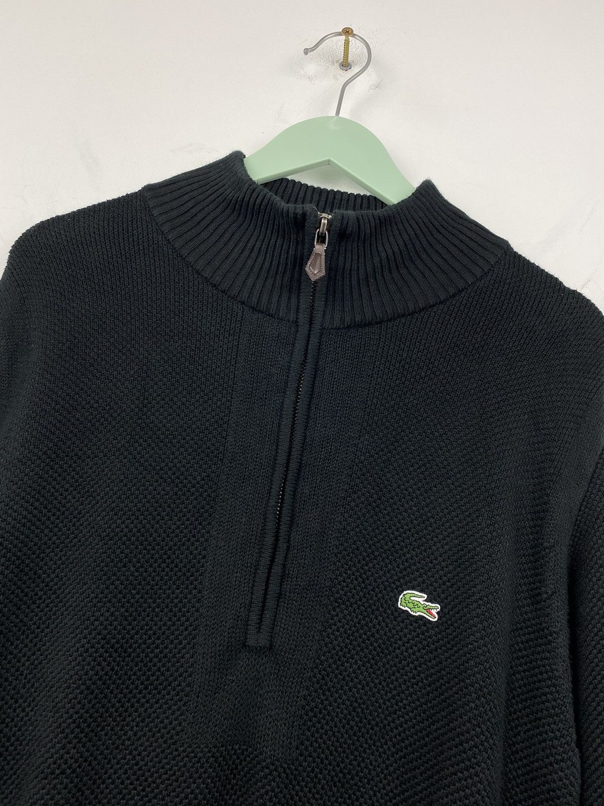 Lacoste Lacoste Cotton 1/4 Zip Sweater Burberry Ralph Lauren Size US L / EU 52-54 / 3 - 2 Thumbnail