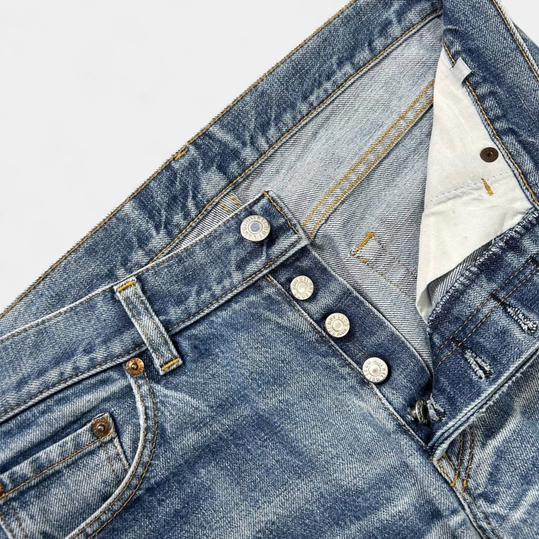 Helmut Lang Helmut Lang 1999 Classic Light Wash Denim Pants Size US 32 / EU 48 - 4 Thumbnail