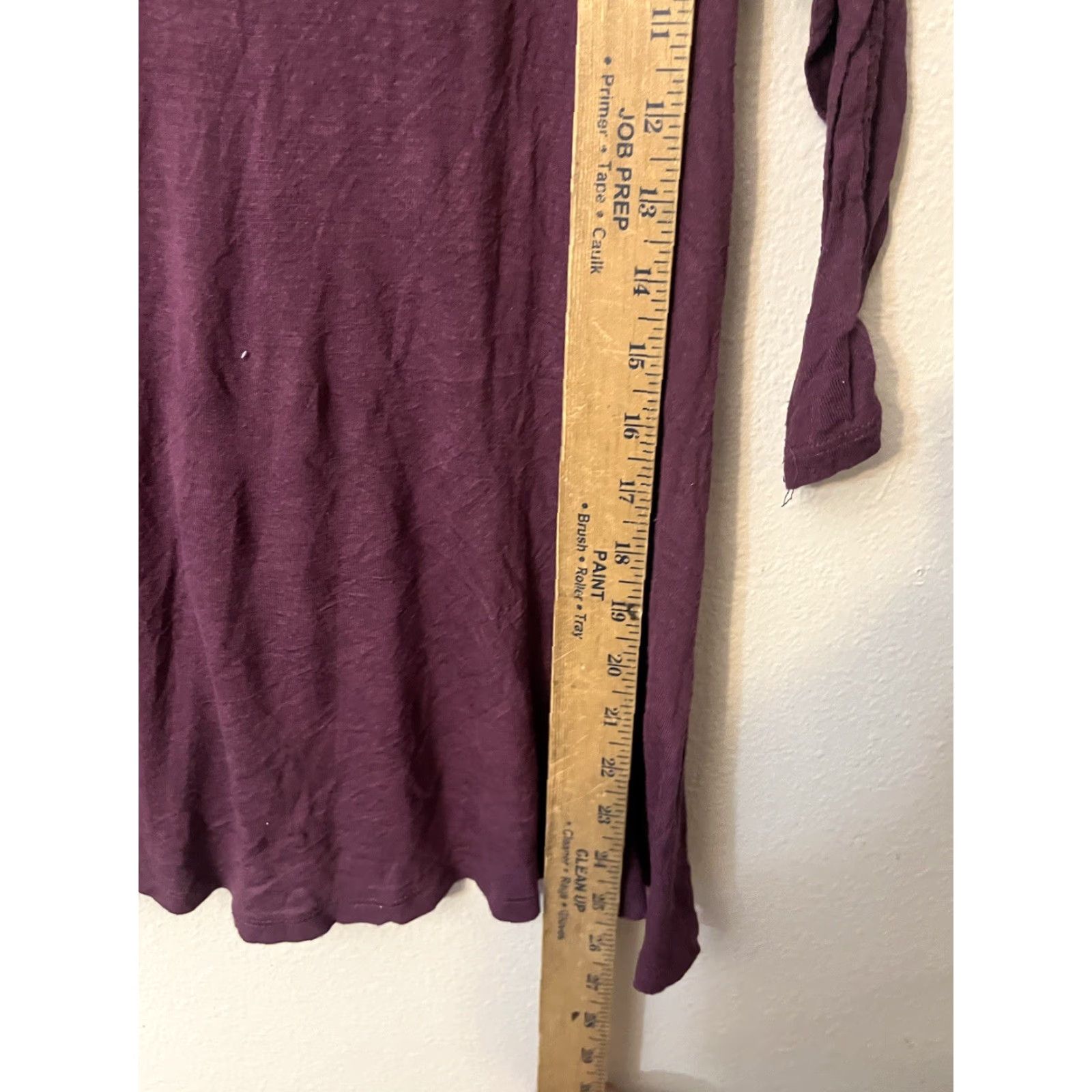 Vintage Kimchi blue Blouse Womens XS Maroon V-Neck 3/4 Sleeve Casual Pullover Tunic Rayon Pageant? (Note: must not add words) Size XS / US 0-2 / IT 36-38 - 4 Thumbnail