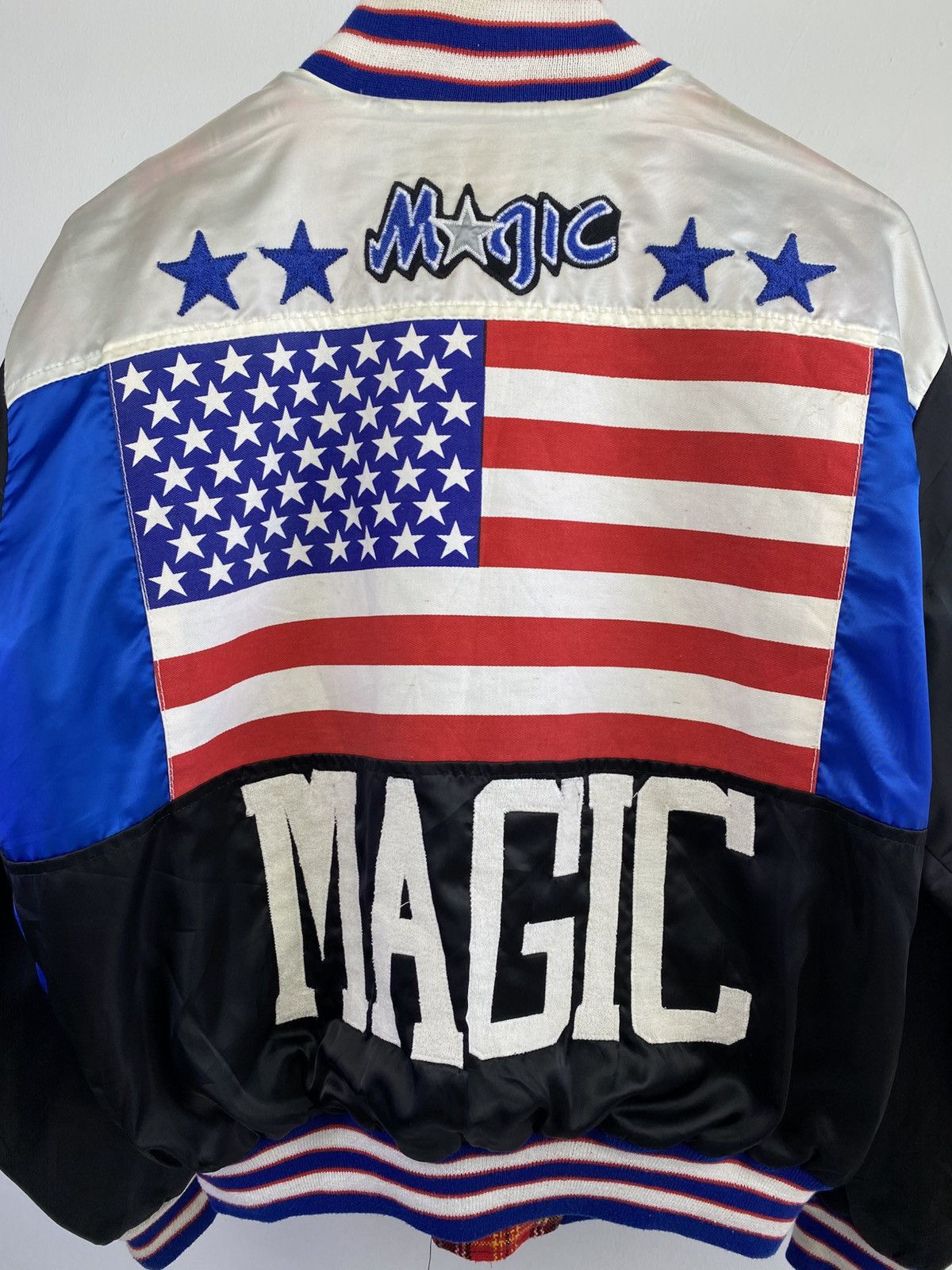 NBA 2000’s Old West Orlando Magic Satin Varsity Jacket Size US L / EU 52-54 / 3 - 5 Thumbnail