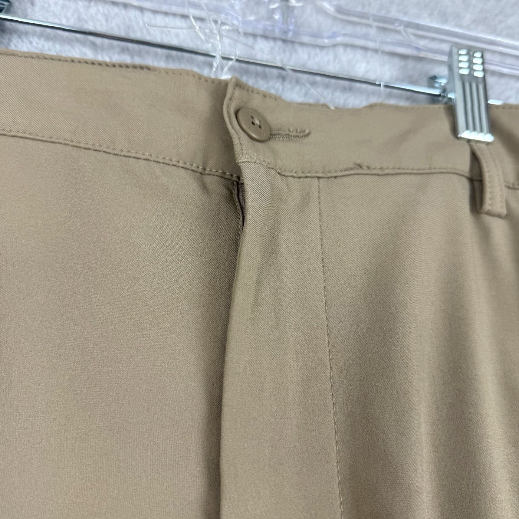 Footjoy FootJoy FJ Athletic Mens Beige Golf Performance Stretch Chino Pants Size 38X34 Straight Leg Flat Front Regular Waist 38 Inseam 34 Size US 38 / EU 54 - 4 Thumbnail