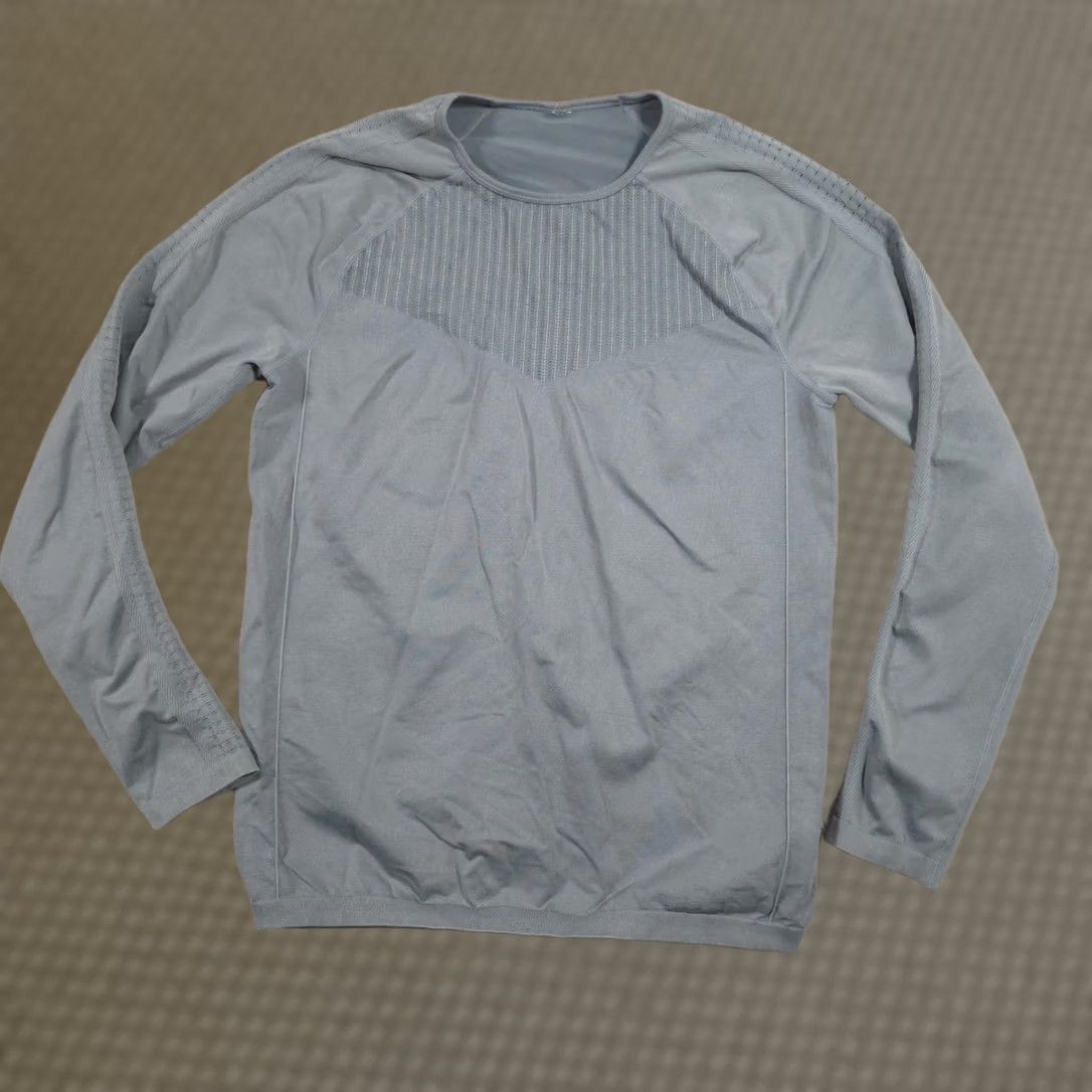 Fabletics Fabletics Shirt Womens Large Green Long Sleeve Raglan Athletic Performance Top Size L / US 10 / IT 46 - 1 Thumbnail