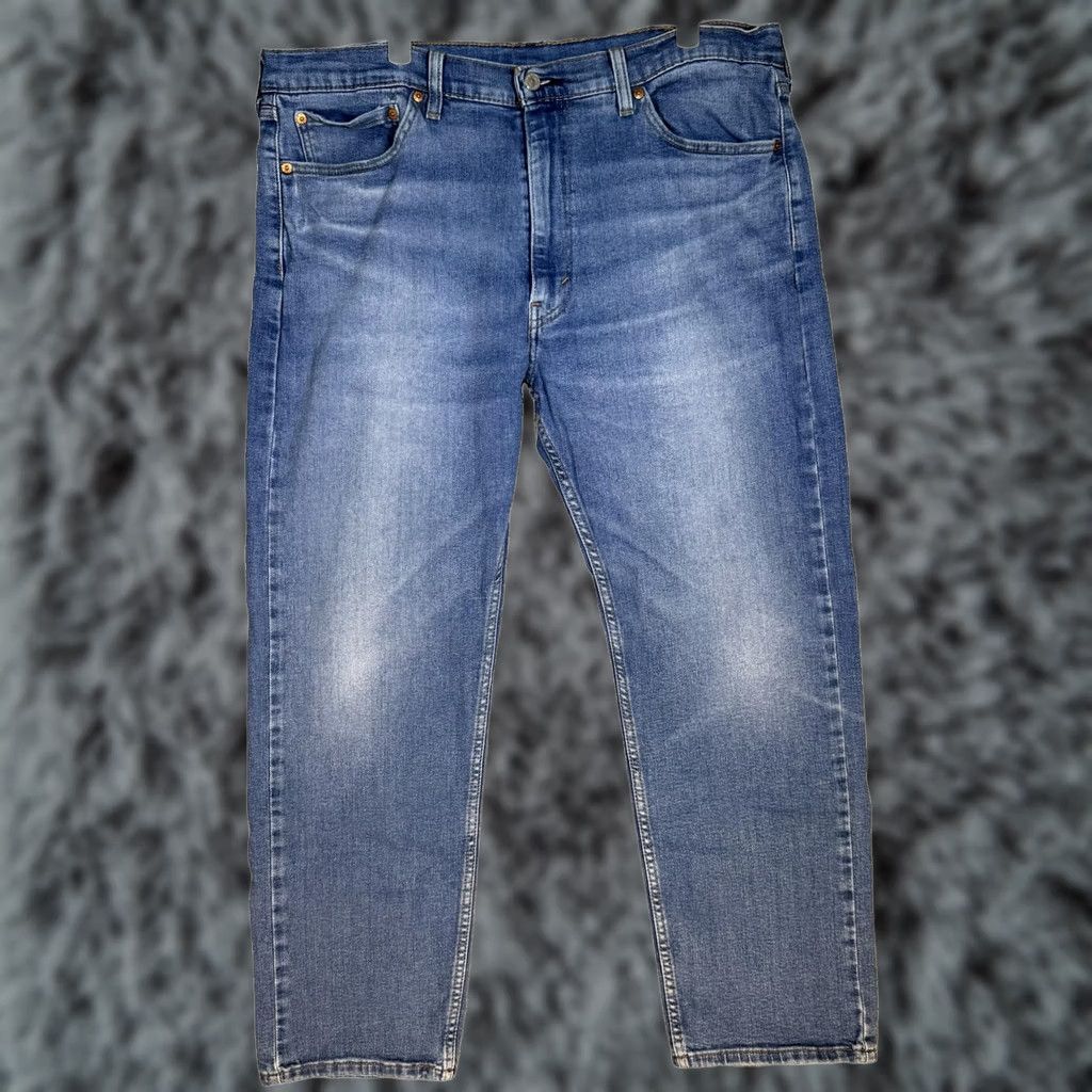 Levi's VINTAGE Levis 505 Jeans Mens 40x30 Blue Straight Leg Denim Zip Fly Classic Fit Size US 40 / EU 56 - 1 Thumbnail