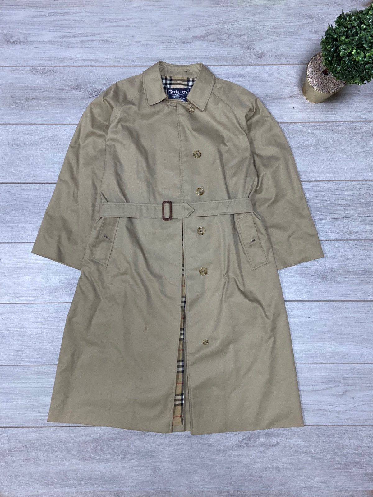 Burberry Burberry vintage trench jacket beige nova check sand Size US L / EU 52-54 / 3 - 1 Thumbnail
