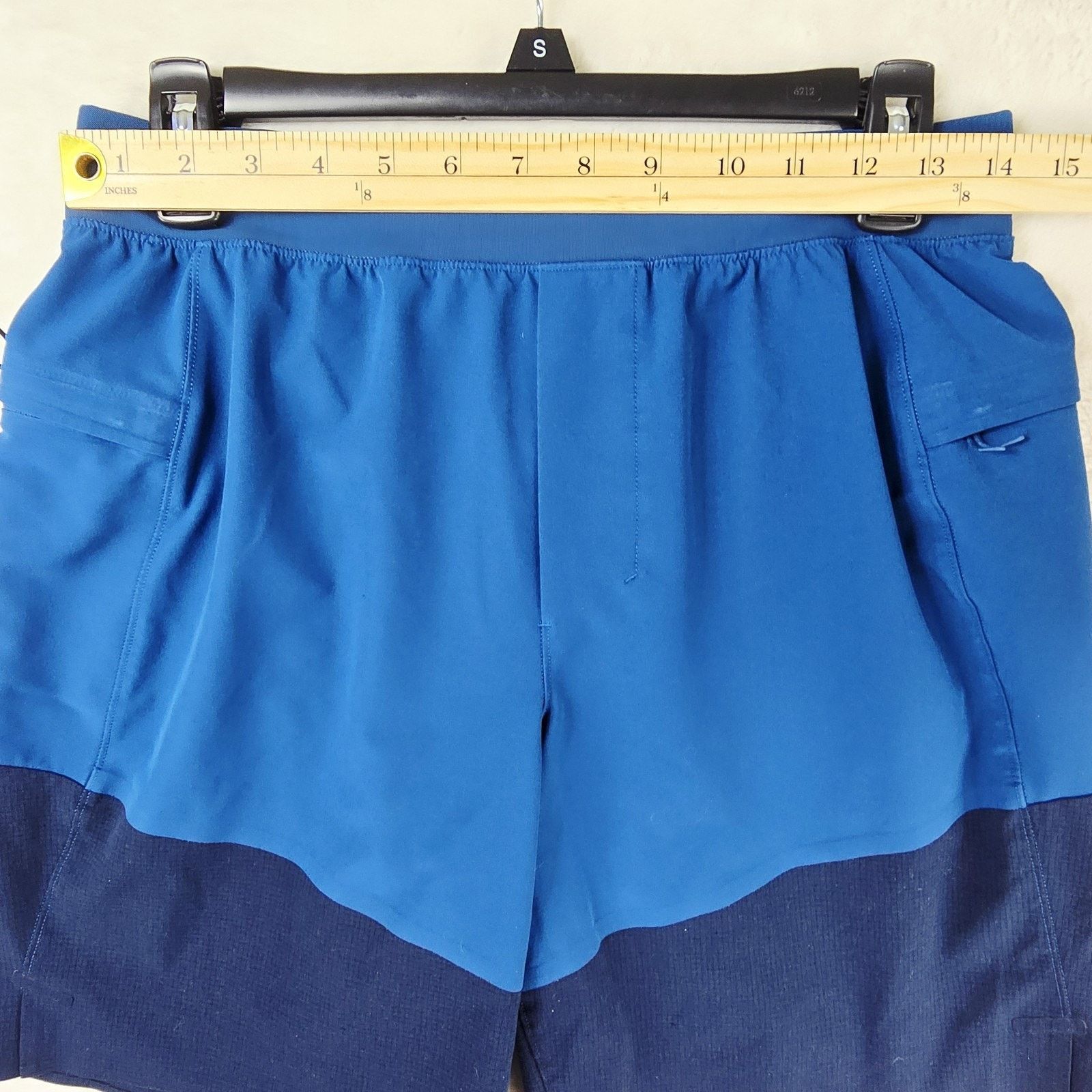 Lululemon Lululemon Shorts Mens Medium Blue Namaste At The Beach 8" Size US 30 / EU 46 - 8 Thumbnail