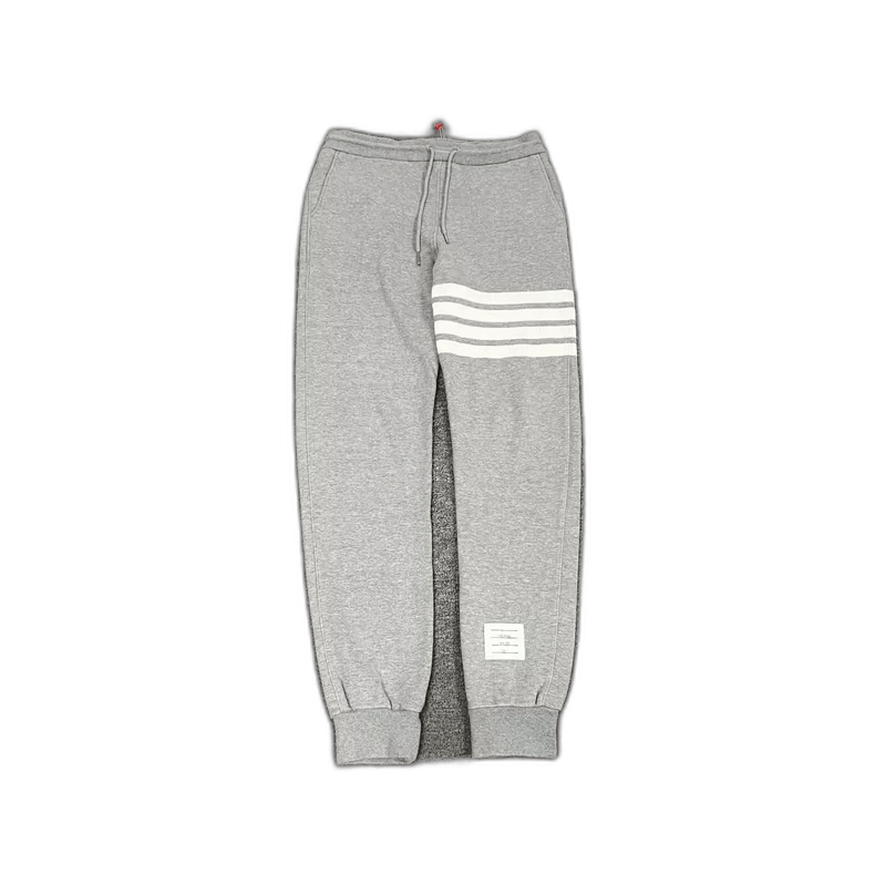 Thom Browne Thom Browne Classic Gray Sweatpants for Men Size US 36 / EU 52 - 1 Thumbnail
