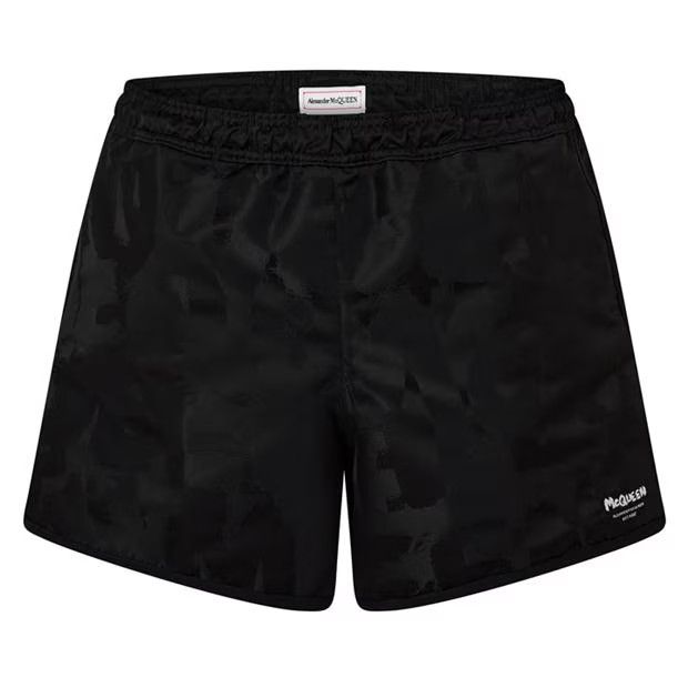 image of Alexander Mcqueen O1G2R1Mq0324 Shorts In Black, Men's (Size 30)