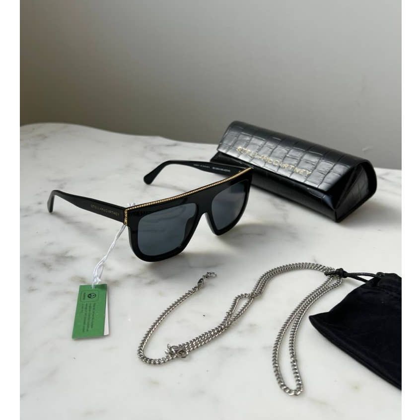 Stella McCartney NEW Stella McCartney SC40030I-Y Black Chain  display picture 2