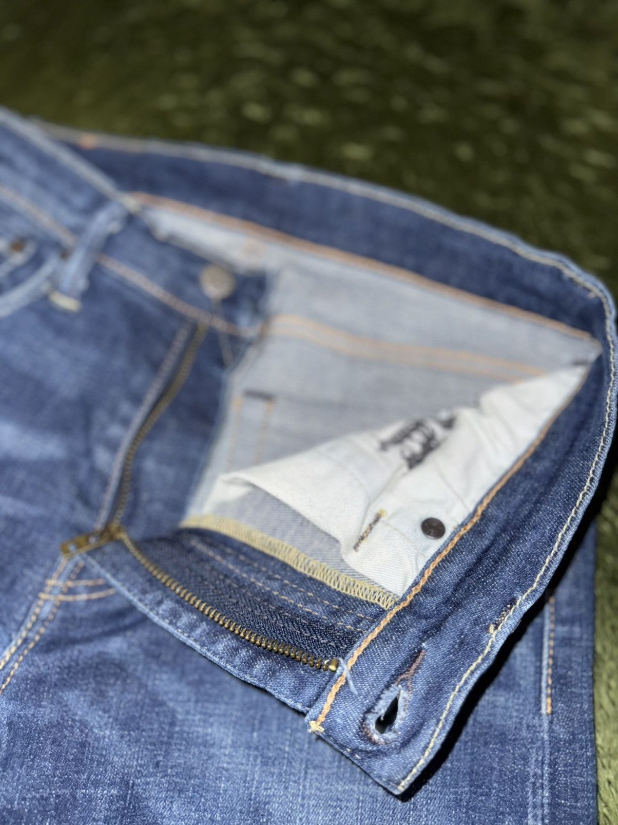 Levi's [W30/L32] Levis 512 Leather label washed denim pants Size US 30 / EU 46 - 3 Thumbnail