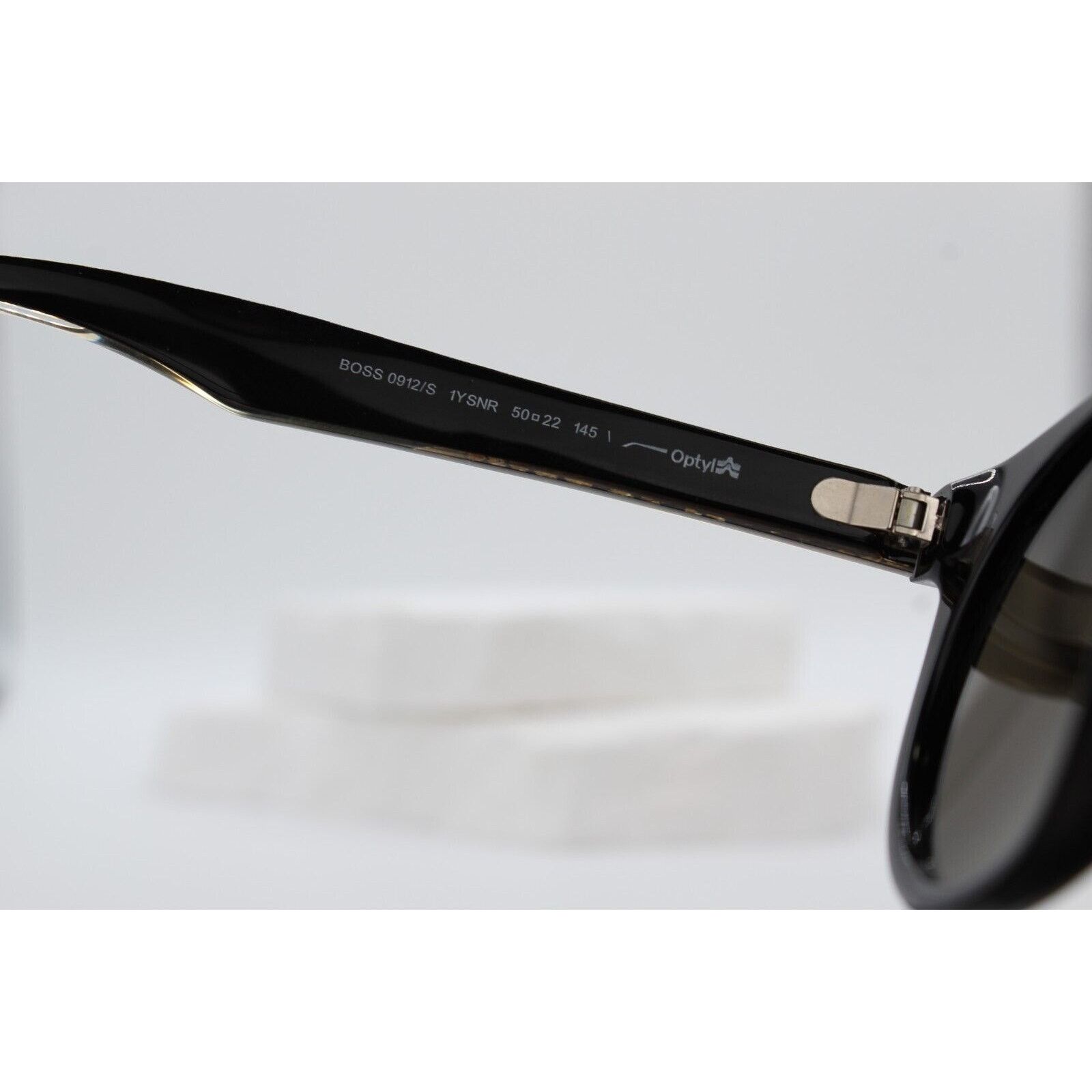 Hugo Boss BOSS 0912/S 1YSNR Sunglasses - Black Crystal/Brown Grey Size ONE SIZE - 5 Thumbnail