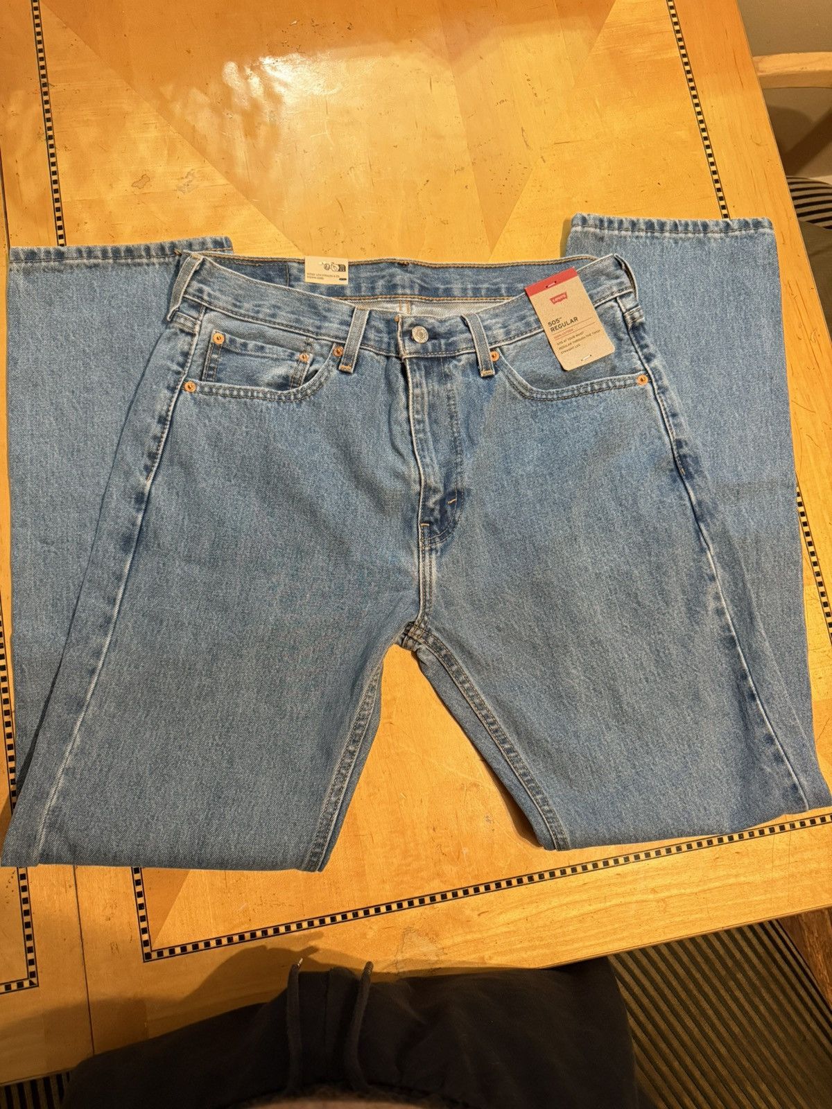Levi's Levis 505 Mens Denim Jeans Size US 33 - 4 Thumbnail