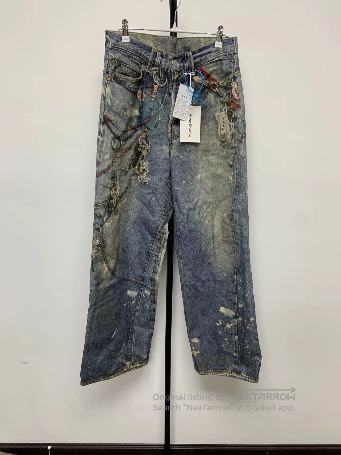 Acne Studios Acne Studios 3D Print Baggy Jeans. Size US 44 / EU 60 - 1 Thumbnail