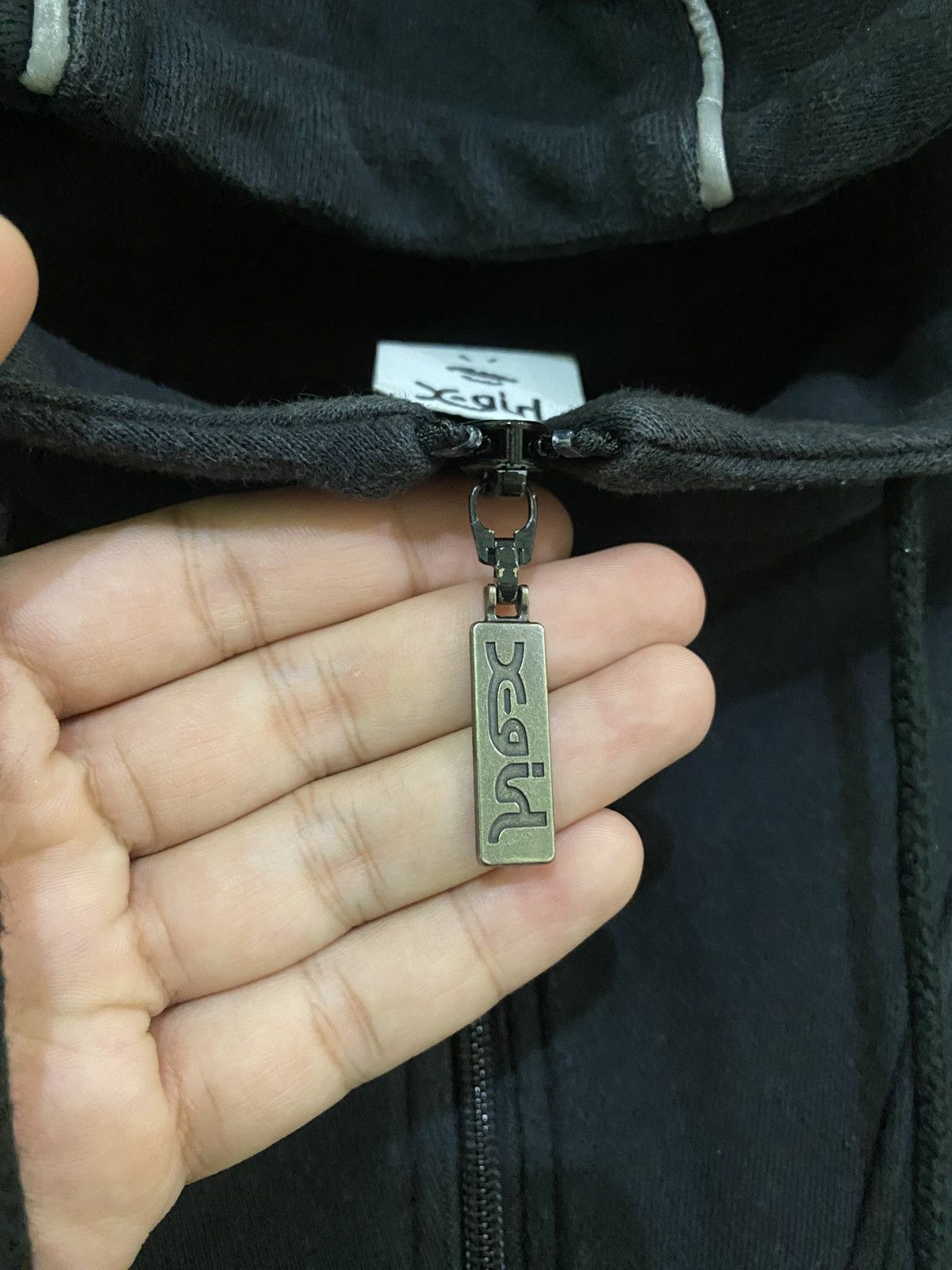 Japanese Brand Japanese Brand x-girl reflective line anorax hoodie Size US M / EU 48-50 / 2 - 4 Thumbnail