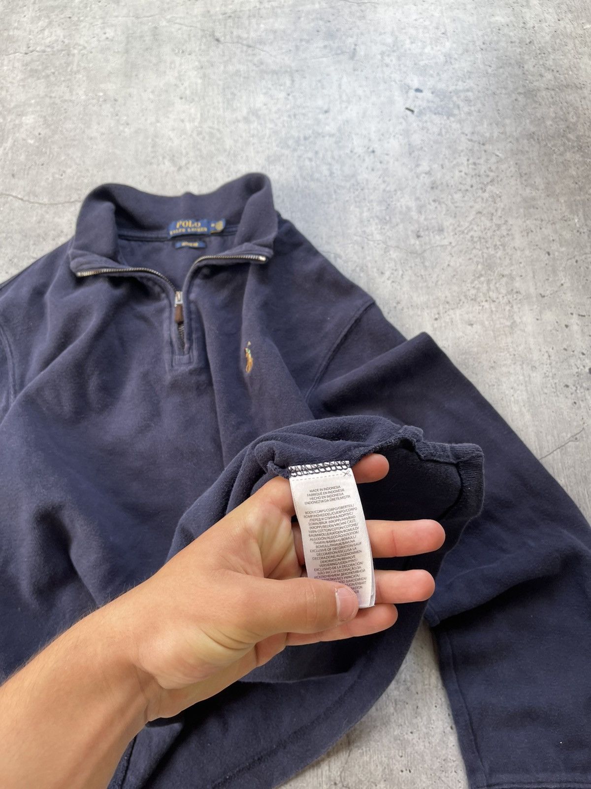 Polo Ralph Lauren Vintage Polo Ralph Lauren 1/3 zip up y2k sweatshirt Size US M / EU 48-50 / 2 - 7 Thumbnail