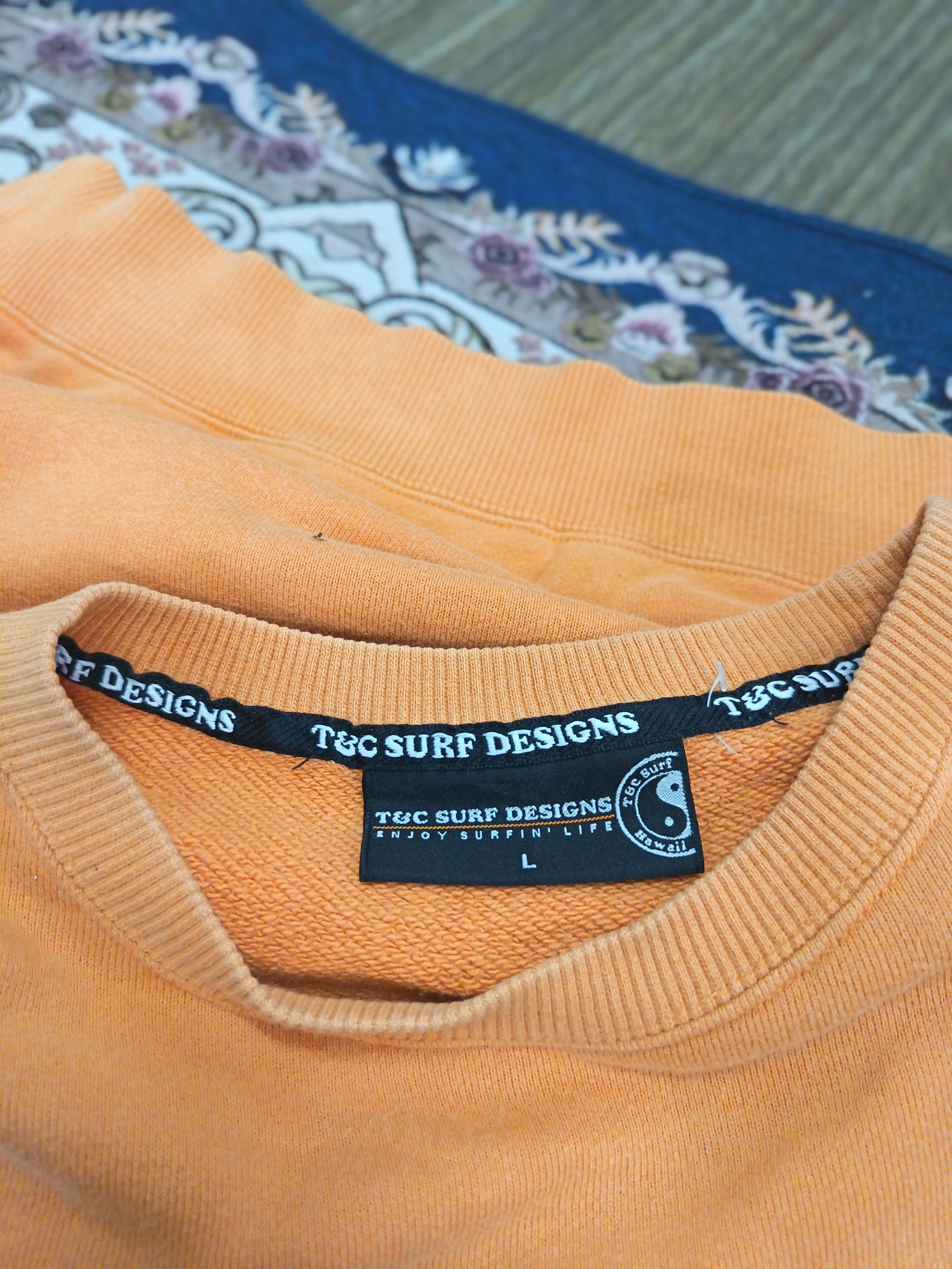 Japanese Brand Vintage T&C surf sweatshirt Size L / US 10 / IT 46 - 5 Thumbnail