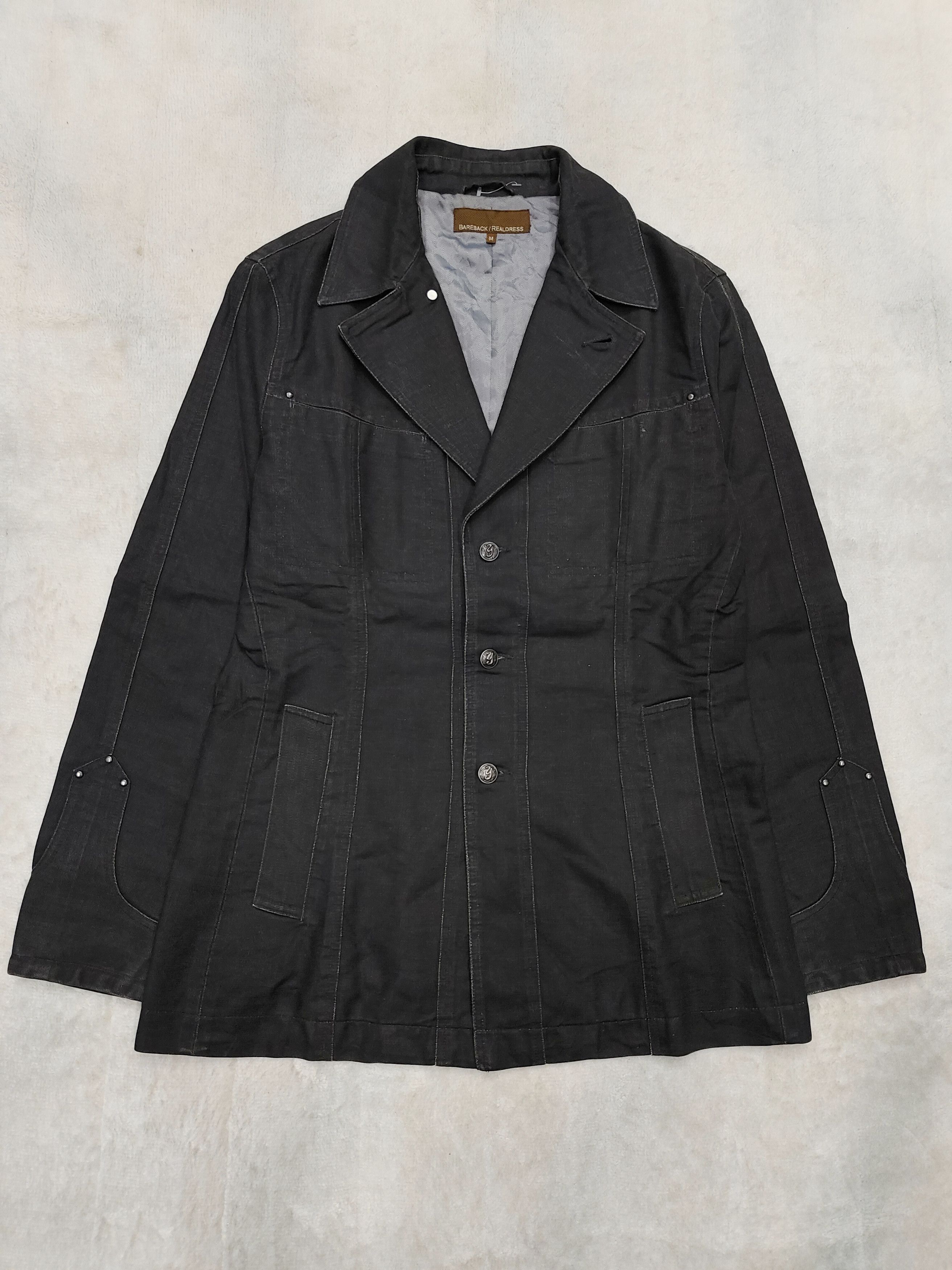 Japanese Brand Bareback/Realdress🇯🇵 Minimal Tailored Workwear Jacket Size US M / EU 48-50 / 2 - 5 Thumbnail