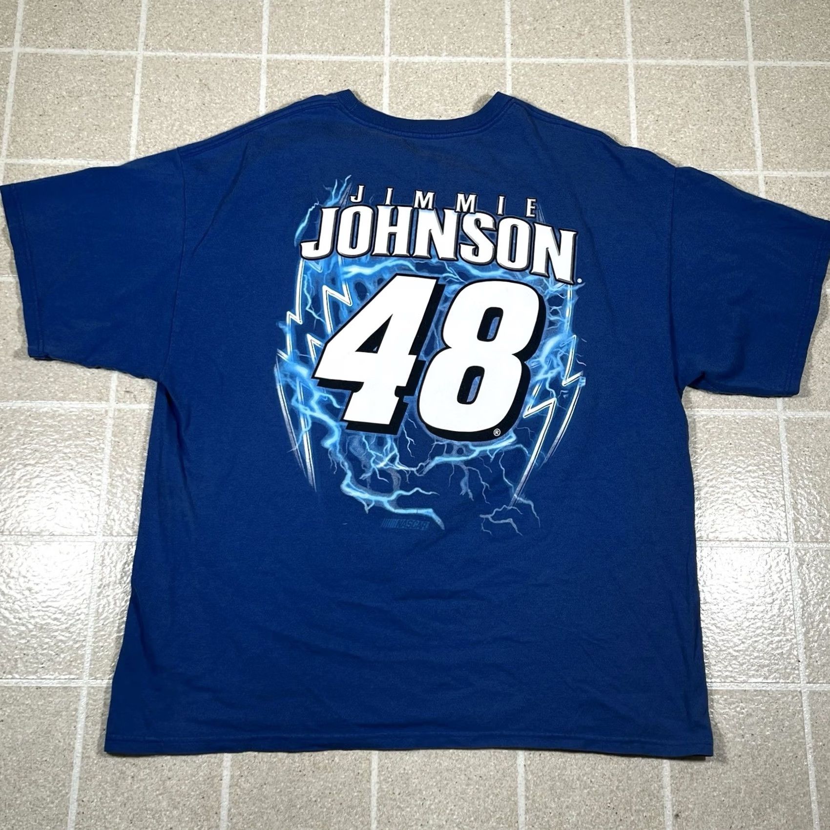 NASCAR Jimmie Johnson Shirt Mens 2XL NASCAR Blue Racing Hendrick Motorsport T-Shirt Size US XXL / EU 58 / 5 - 3 Thumbnail