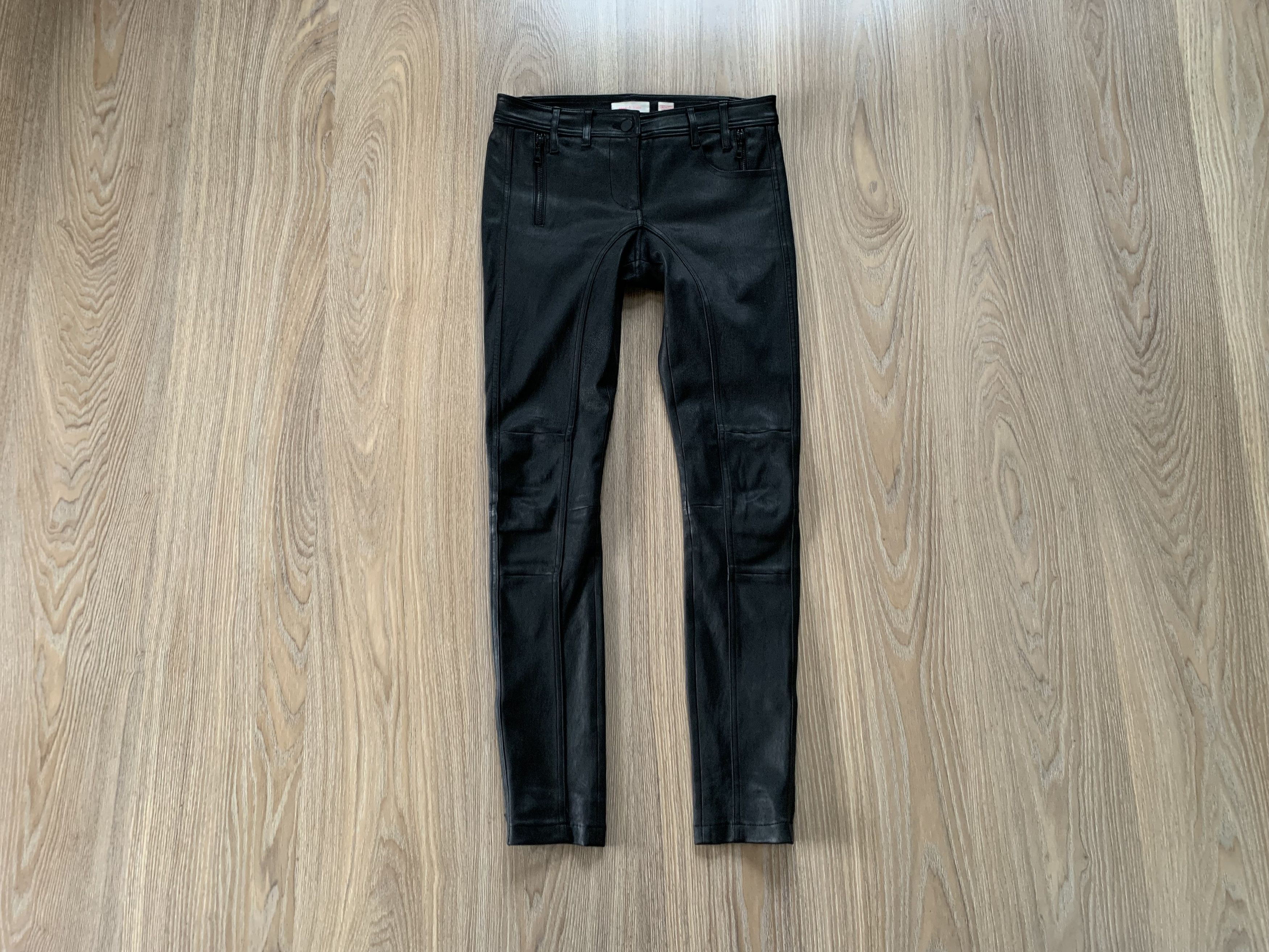 Leather × SAS × Vintage Sass & Bide Australia Women's Lamb Leather Pants Size 27" / US 4 / IT 40 - 1 Thumbnail