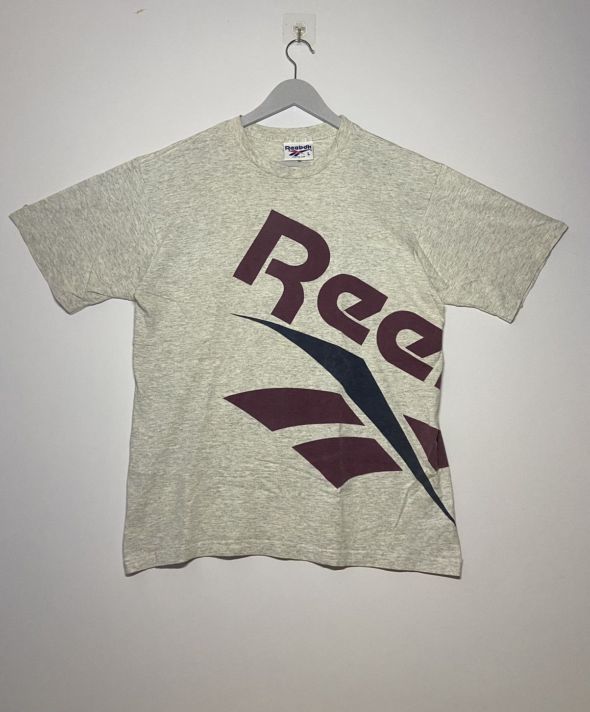 Reebok × Vintage REEBOK SPELLOUT VINTAGE 90’s TEE SHIRT Size US L / EU 52-54 / 3 - 1 Thumbnail