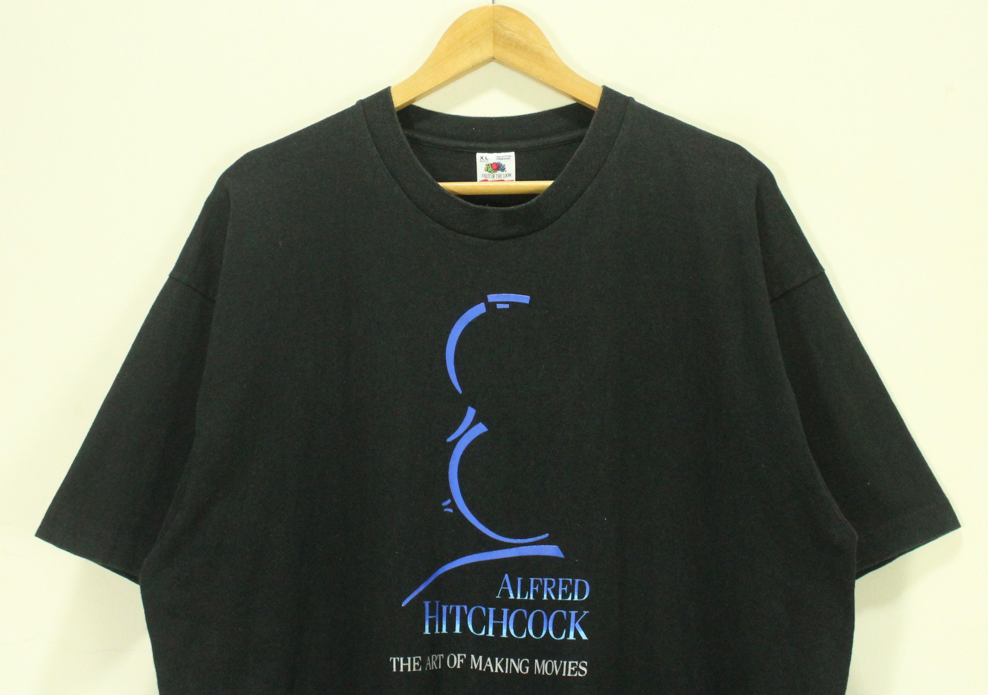 Andy Warhol × Jean-Michel Basquiat × Vintage Vintage 90s ALFRED HITCHCOCK T Shirt The Art of Making Movie Size US XL / EU 56 / 4 - 1 Thumbnail