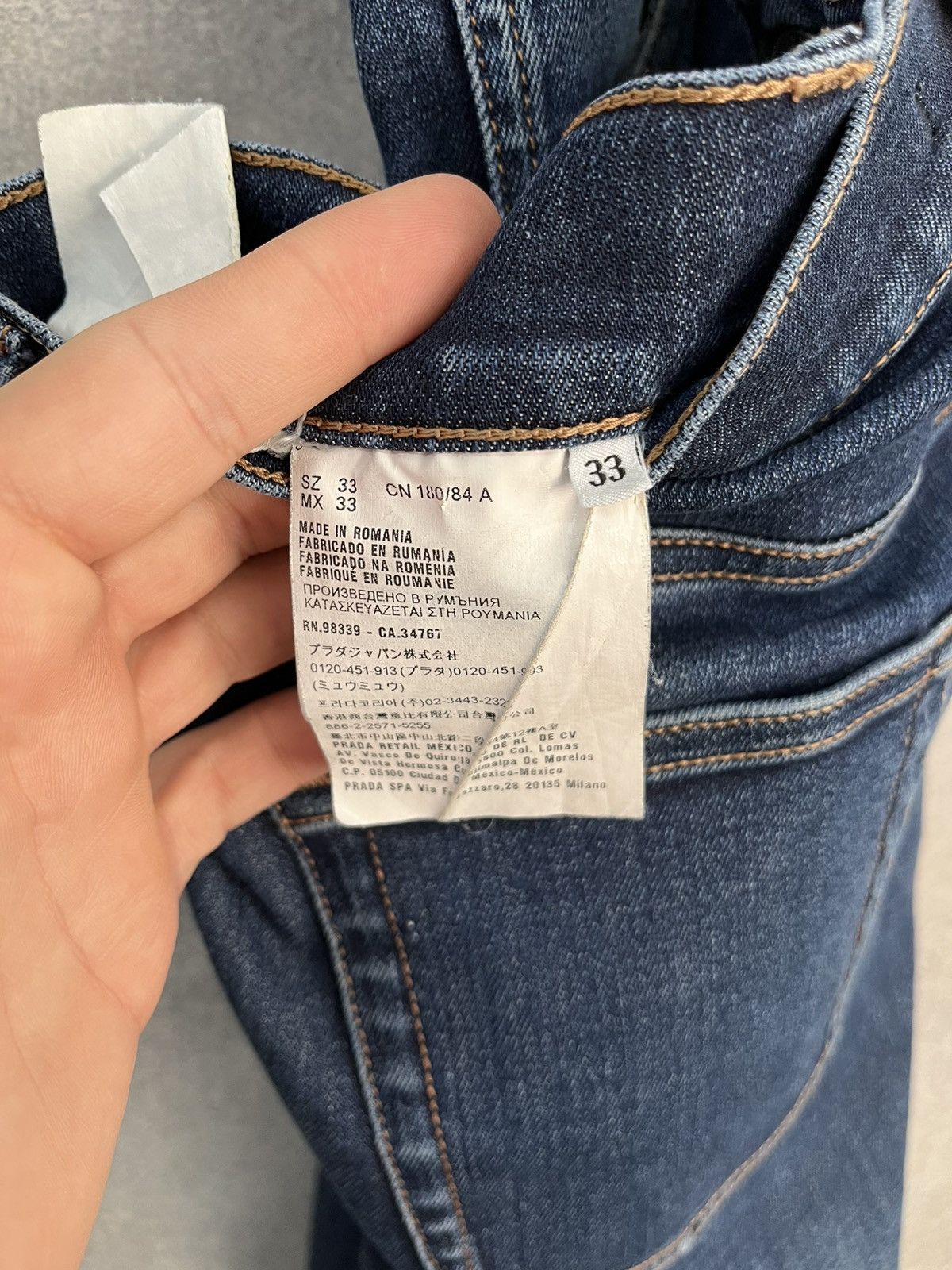 Prada Prada Black Tab Denim Jeans Size US 33 - 17 Thumbnail