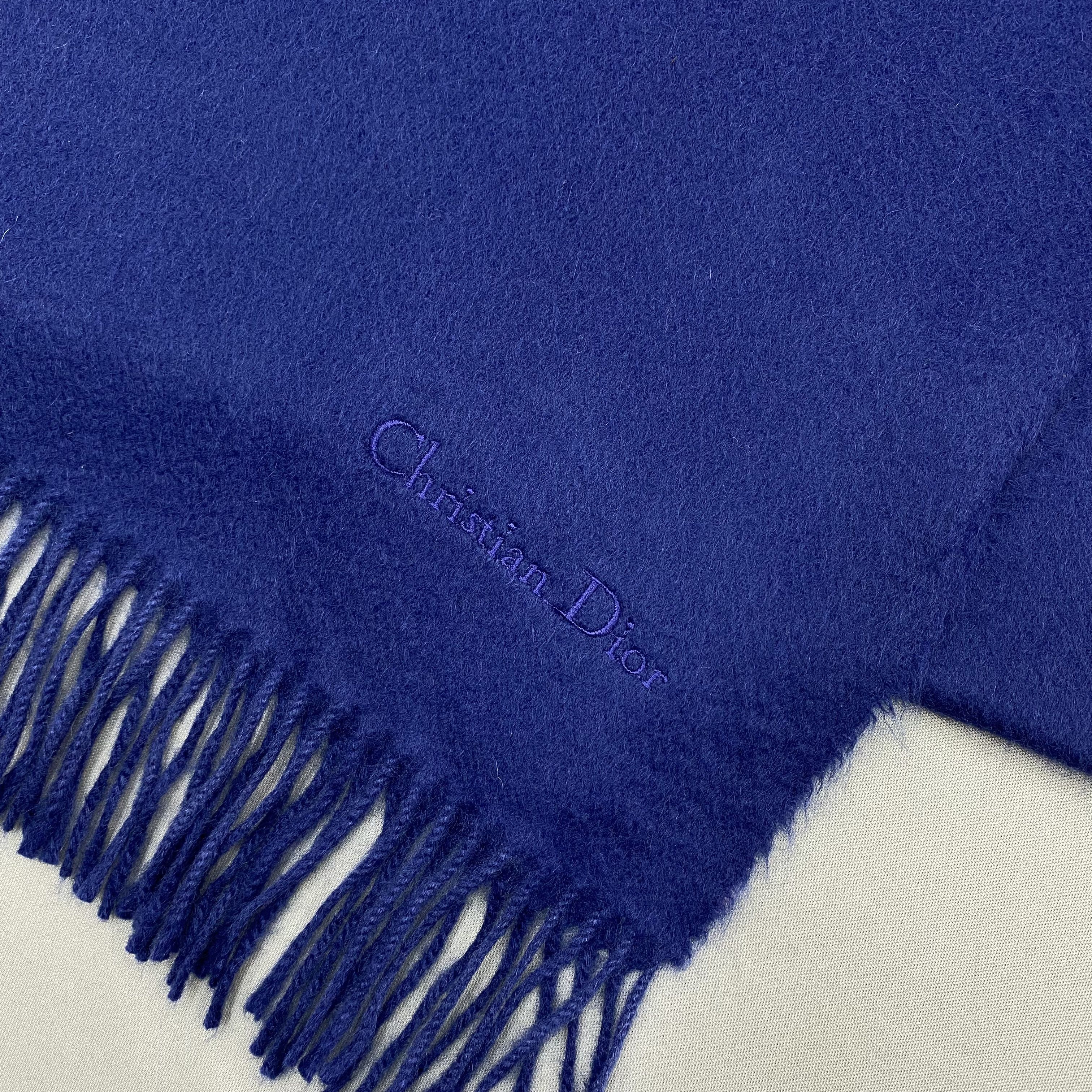 Japanese Brand Vintage Christian Dior Scarf Muffler Wool Shawl Wrap Scarves Size ONE SIZE - 5 Thumbnail