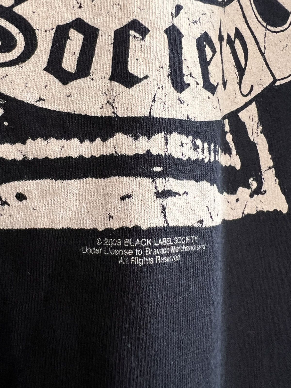 Band Tees Rare 00s Black Label Society Vintage Band Black Metal Tee Size US XL / EU 56 / 4 - 5 Thumbnail