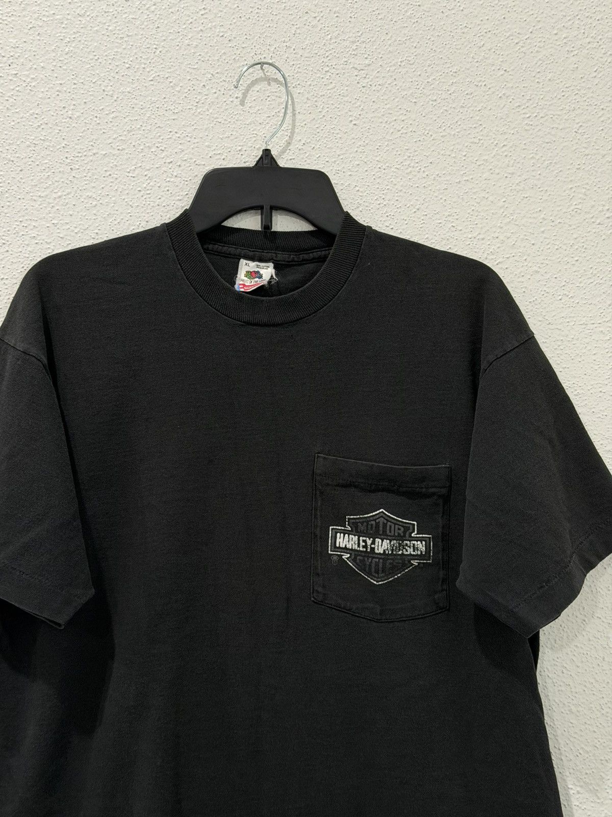 Harley Davidson Vintage 80s Harley Davidson Mancuso Houston TX 1987 FOTL Tee Size US XL / EU 56 / 4 - 4 Thumbnail