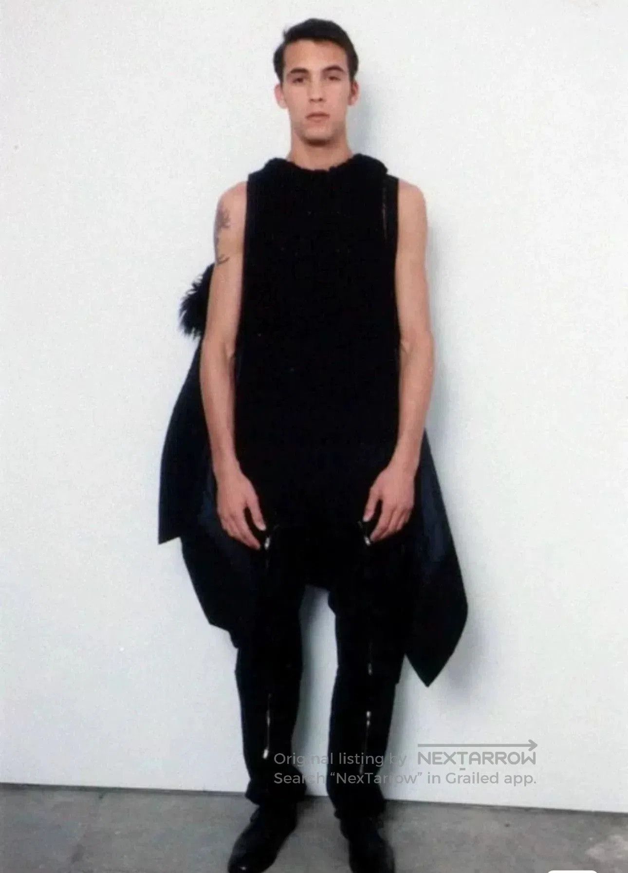 Helmut Lang bondage pants with zippers and straps. Size US 30 / EU 46 - 4 Thumbnail