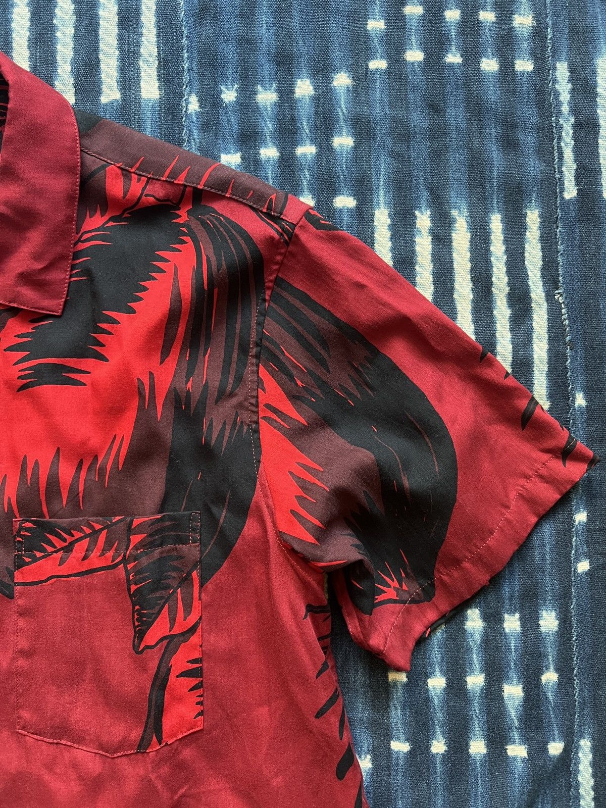 Japanese Brand Nomarhythm Textile Japan Pineapple Shirt Size US L / EU 52-54 / 3 - 6 Thumbnail