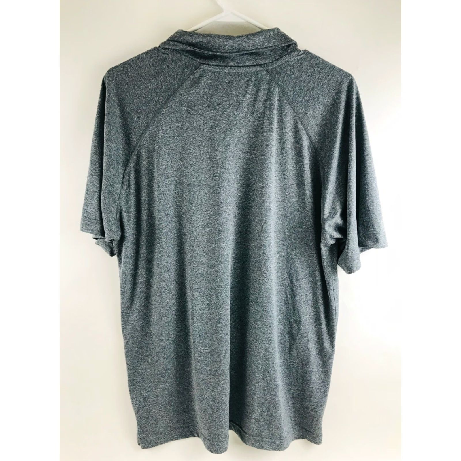 Vintage ProEdge Polo Shirt Men Size Large Gray Short Sleeve Collared Pullover Size US L / EU 52-54 / 3 - 2 Thumbnail