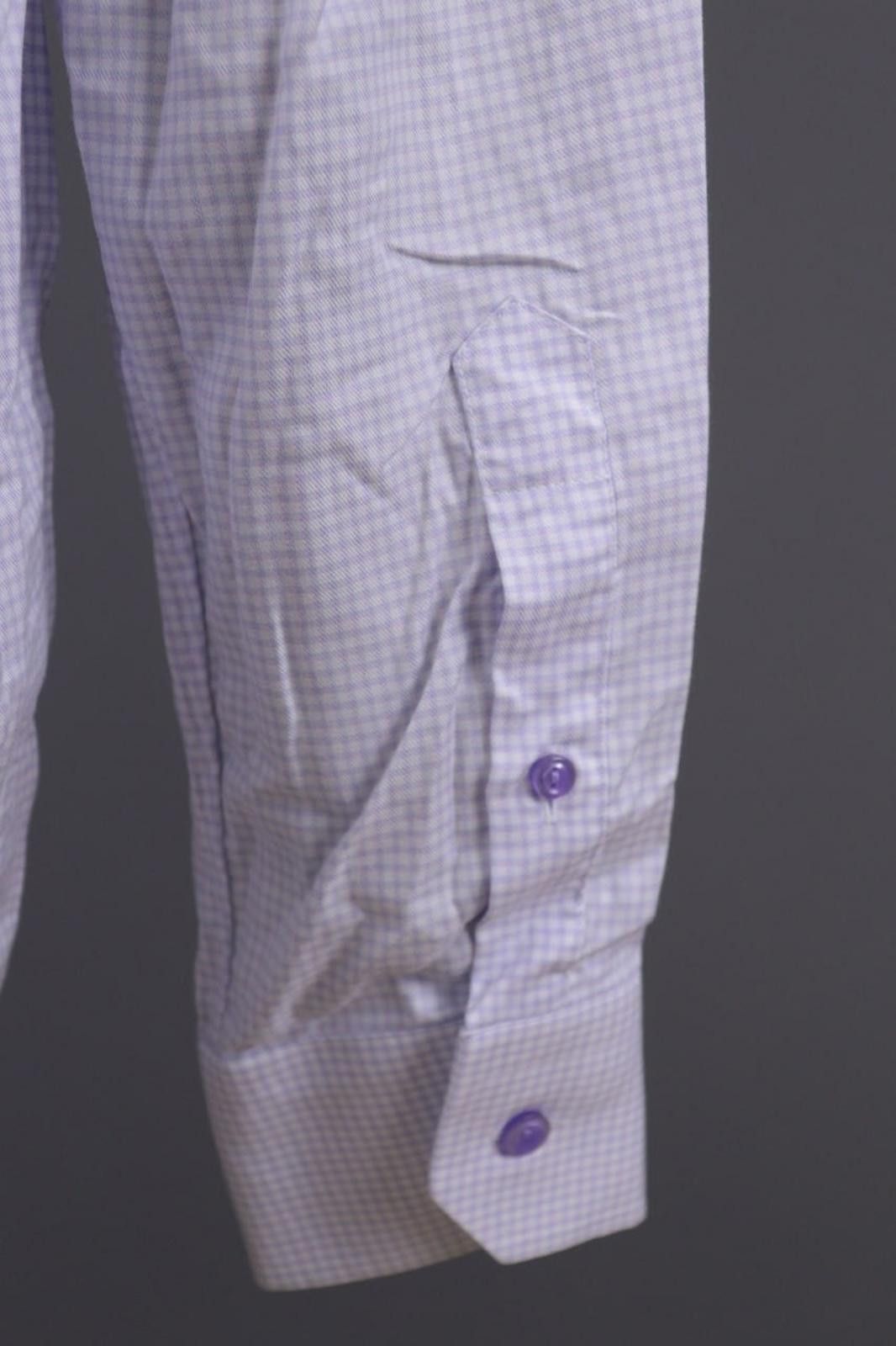 Eton Eton Contemporary Fit Blue Check Twill Shirt Sz 43 / 17 Size US M / EU 48-50 / 2 - 11 Thumbnail