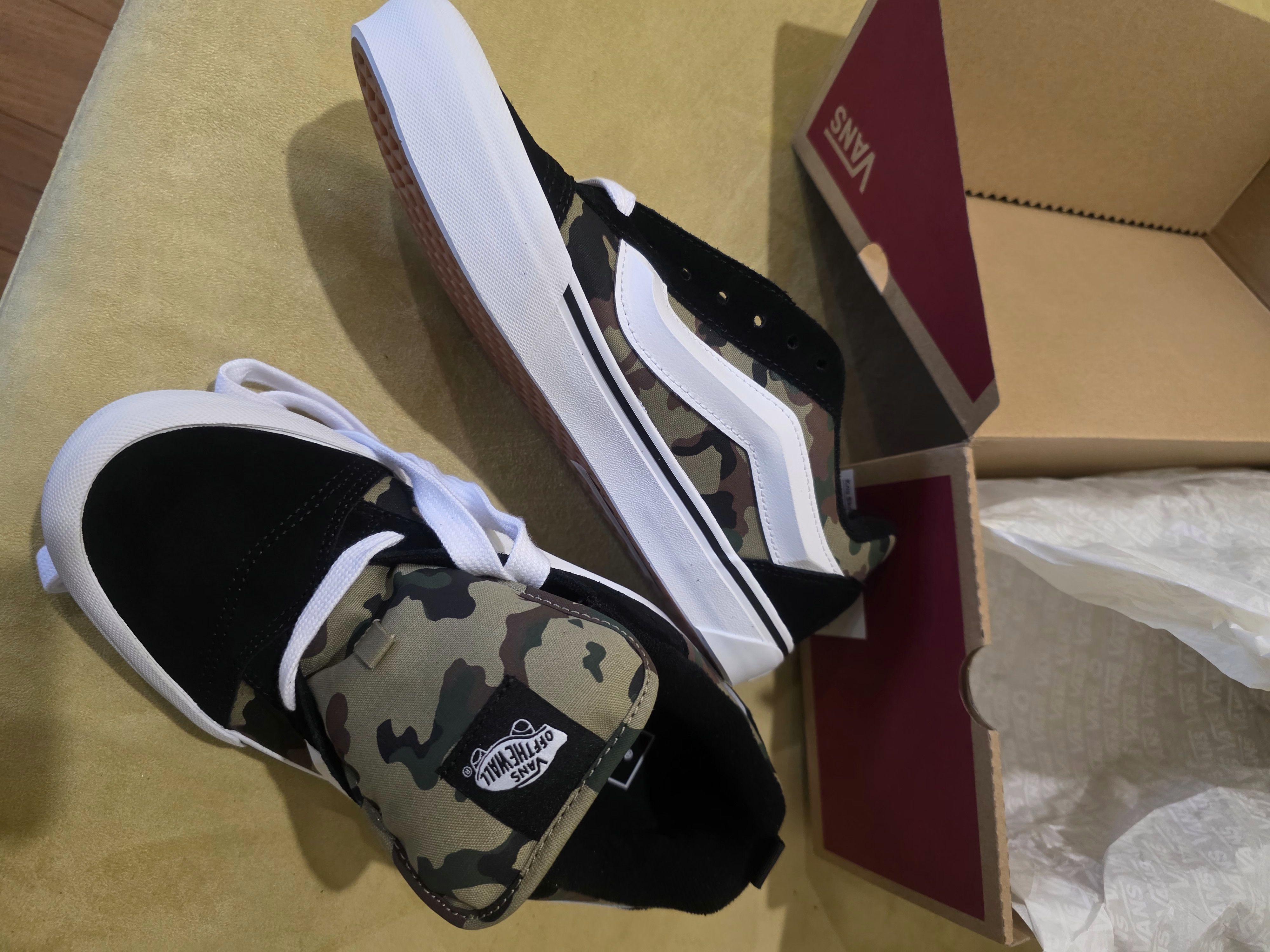 Vans Vans Knu Skool in the "Camo Black/Green" Size US 9 / EU 42 - 6 Thumbnail