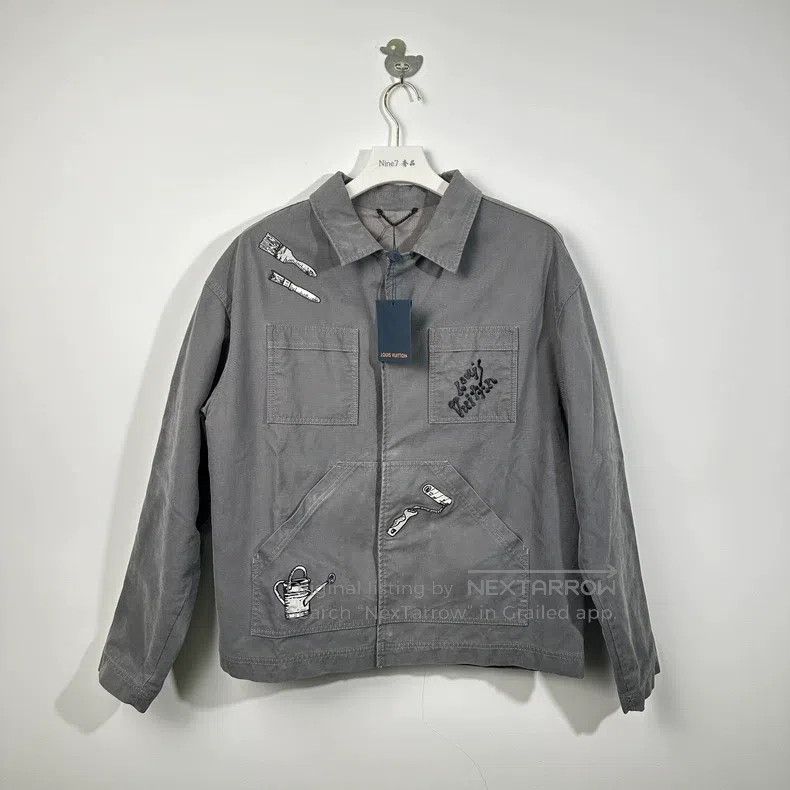 Louis Vuitton Louis Vuitton 23 New Tool Pattern Embroidered Work Jacket Size US M / EU 48-50 / 2 - 1 Thumbnail