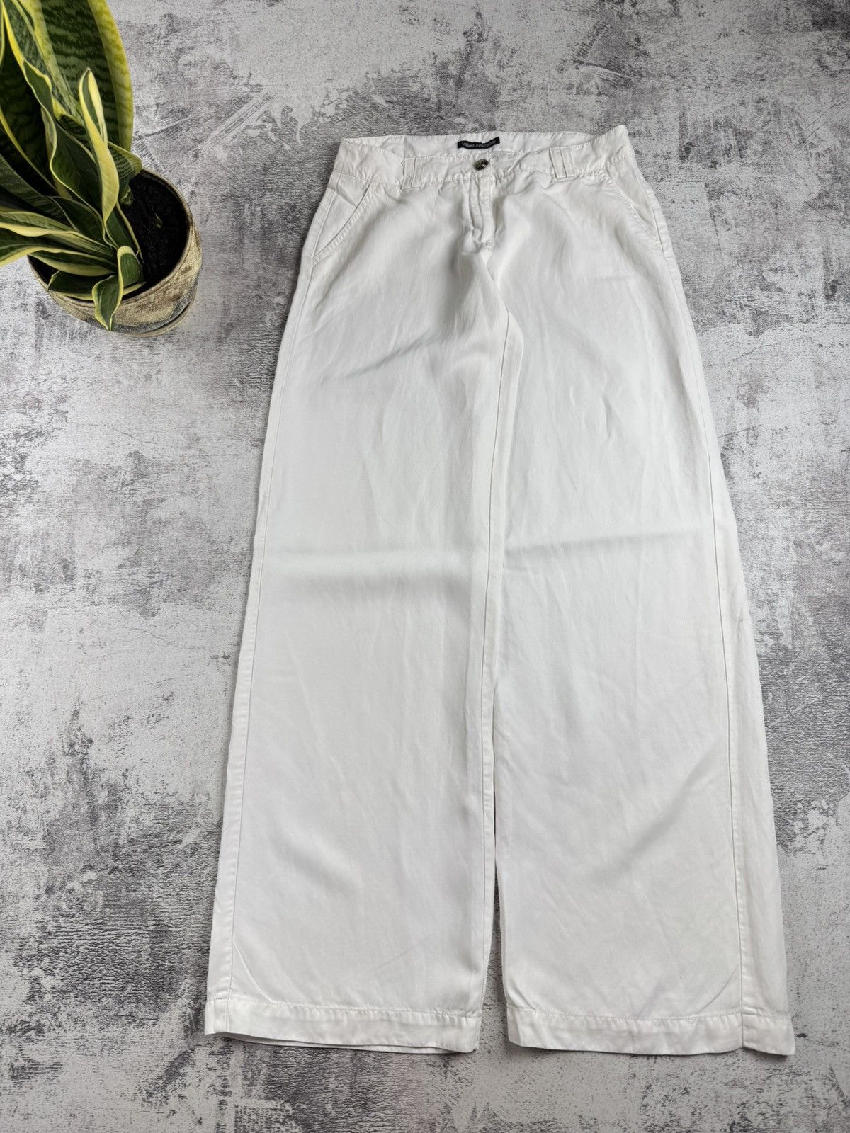 Versace Jeans Couture Versace VJC Over Wide Leg Baggy Classic 00s Pants Trousers Size 30" / US 8 / IT 44 - 4 Thumbnail