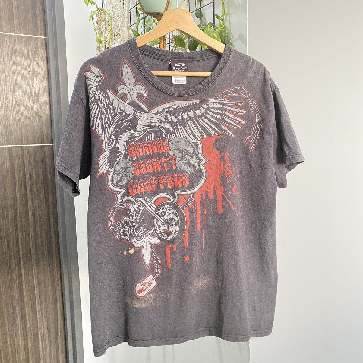 West Coast Choppers VINTAGE Y2K WEST COAST CHOPPER DISTRESSED FADE