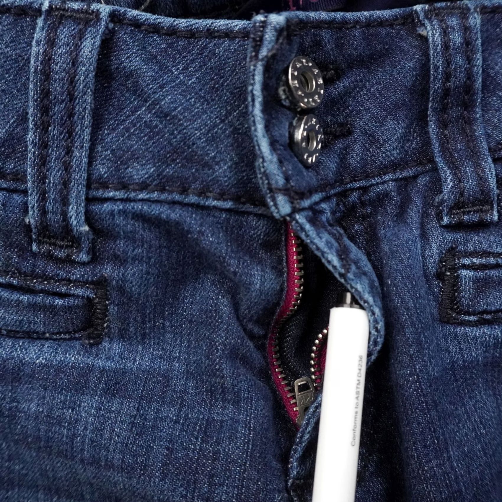 Ariat Ariat Womens Jeans 30x31 Dark Wash Blue Denim Mid Rise Flare Trouser Y2K Size 30" / US 8 / IT 44 - 5 Thumbnail