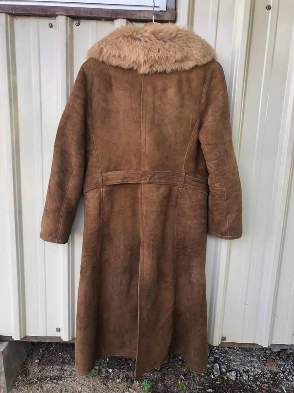 Leather Vintage Rotiny Faux Suede Fur Coat Made In Spain Size US M / EU 48-50 / 2 - 2 Thumbnail