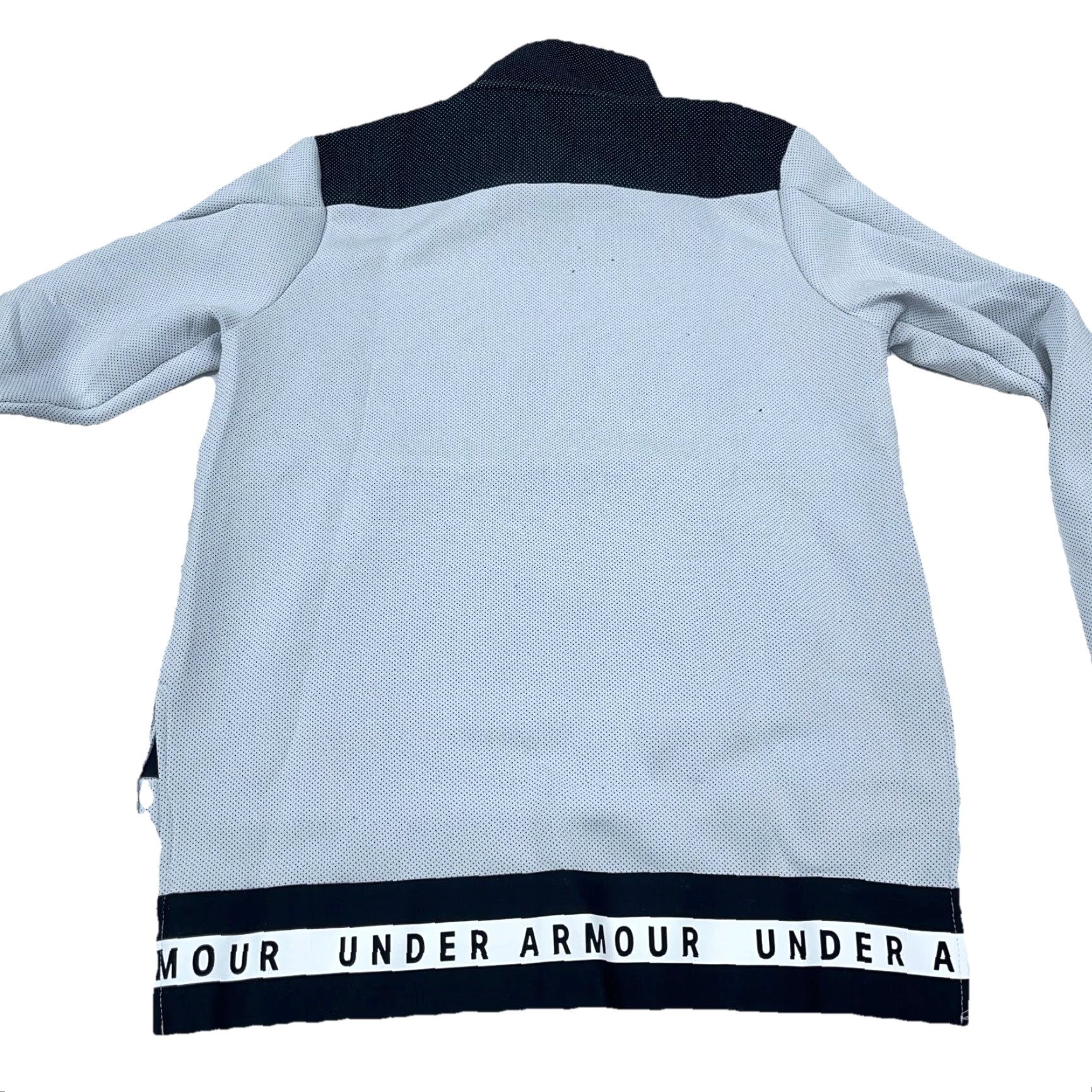 Under Armour Under Armour Sweatshirt Women M White Black Pullover Mock Neck Jersey Logo Breathable Moisture Wicking All Seasons Pockets Performance Sports Size M / US 6-8 / IT 42-44 - 2 Thumbnail