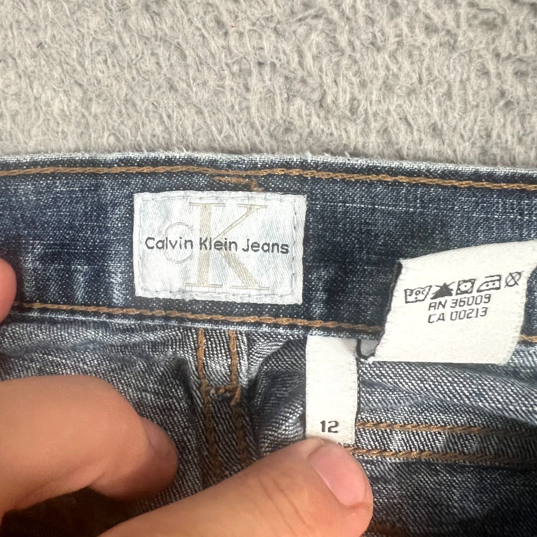 Calvin Klein Calvin Klein Womens Bootcut High Rise Jeans Size 12 Medium Blue Wash Size 34" / US 12 / IT 48 - 6 Thumbnail