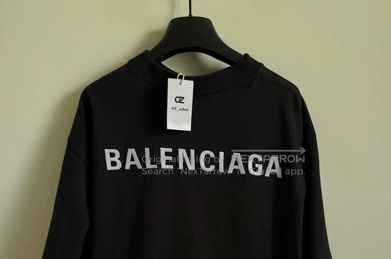 Balenciaga Balenciaga Front and back logo embroidered short-sleeve Size US S / EU 44-46 / 1 - 2 Thumbnail
