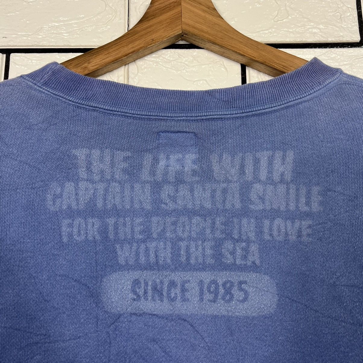 Japanese Brand Vintage CAPTAIN SANTA Smile Big Logo Sweatshirt #4198-C192 Size US L / EU 52-54 / 3 - 14 Thumbnail