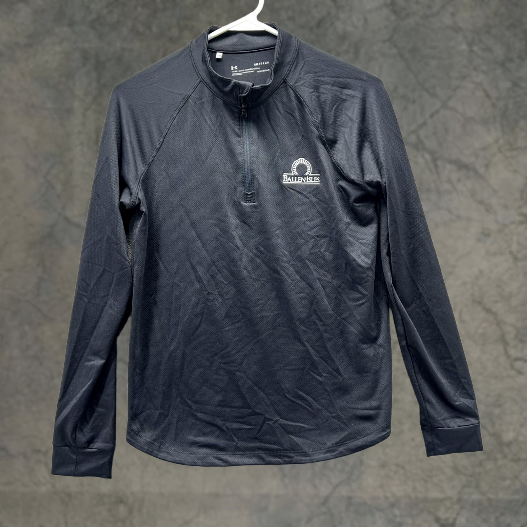 Under Armour Under Armour Womens Small Black HeatGear Pullover Shirt 1/4 Zip Golf Sweatshirt Size S / US 4 / IT 40 - 1 Thumbnail