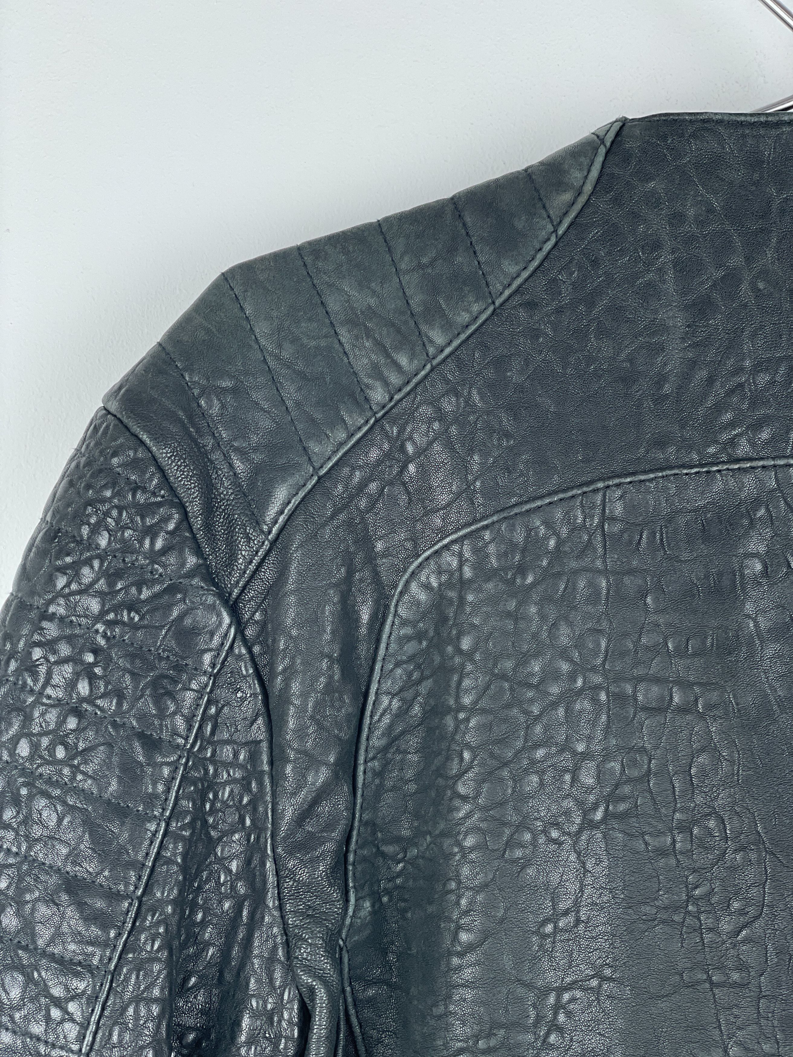 Balmain × H&M Balmain x H&M AW15 Double-Zipper Biker Leather Jacket Size US L / EU 52-54 / 3 - 10 Thumbnail