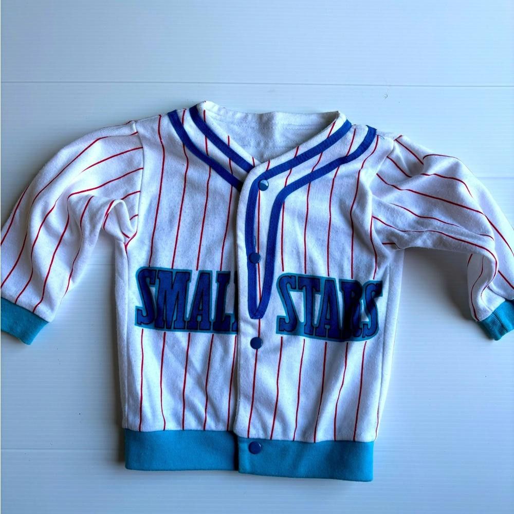 Designer Vintage Baby pop Baseball Vest Size US XXS / EU 40 - 1 Thumbnail