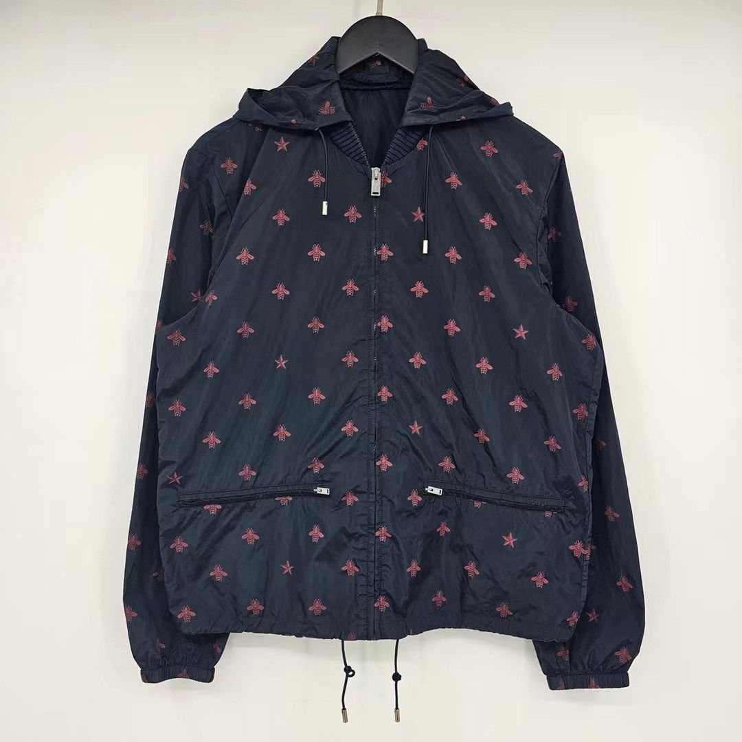 Gucci Gucci Hooded Windbreaker Jackets Nextarrow-2412 Size US S / EU 44-46 / 1 - 1 Thumbnail