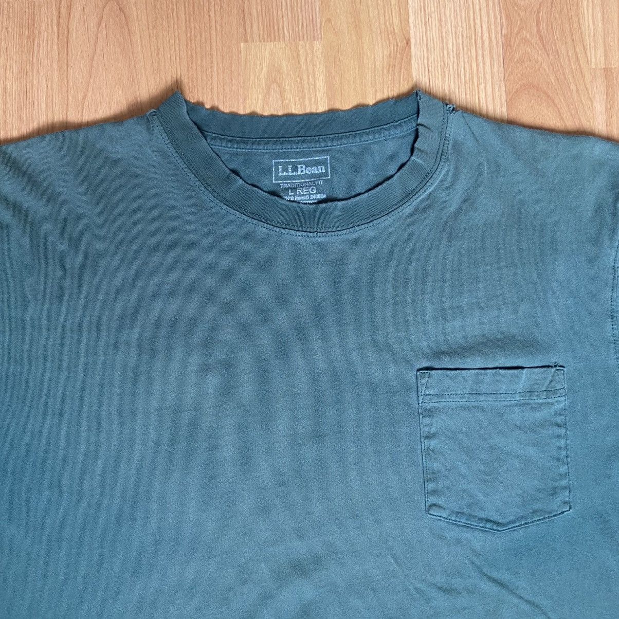 L.L. Bean L.L. Bean Traditional Fit Distressed Front Pocket Tee Large Size US L / EU 52-54 / 3 - 3 Thumbnail