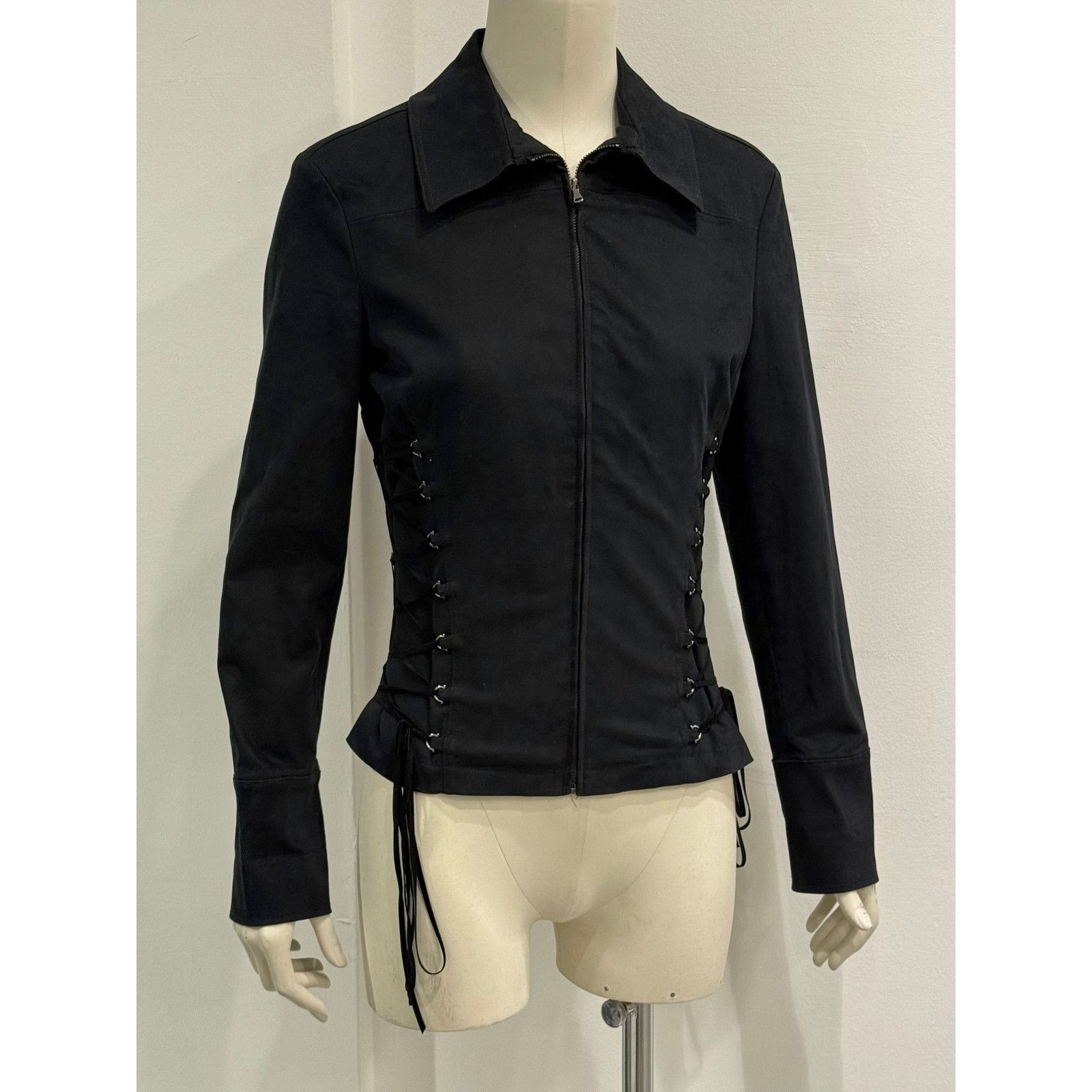 Gianfranco Ferre 2000s Gianfranco Ferre bondage laced-up jacket Size US M / EU 48-50 / 2 - 2 Thumbnail